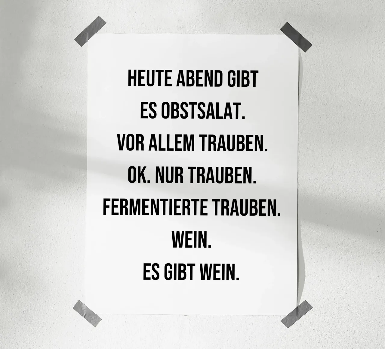 Obstsalat poster da BAINAI QUOTES