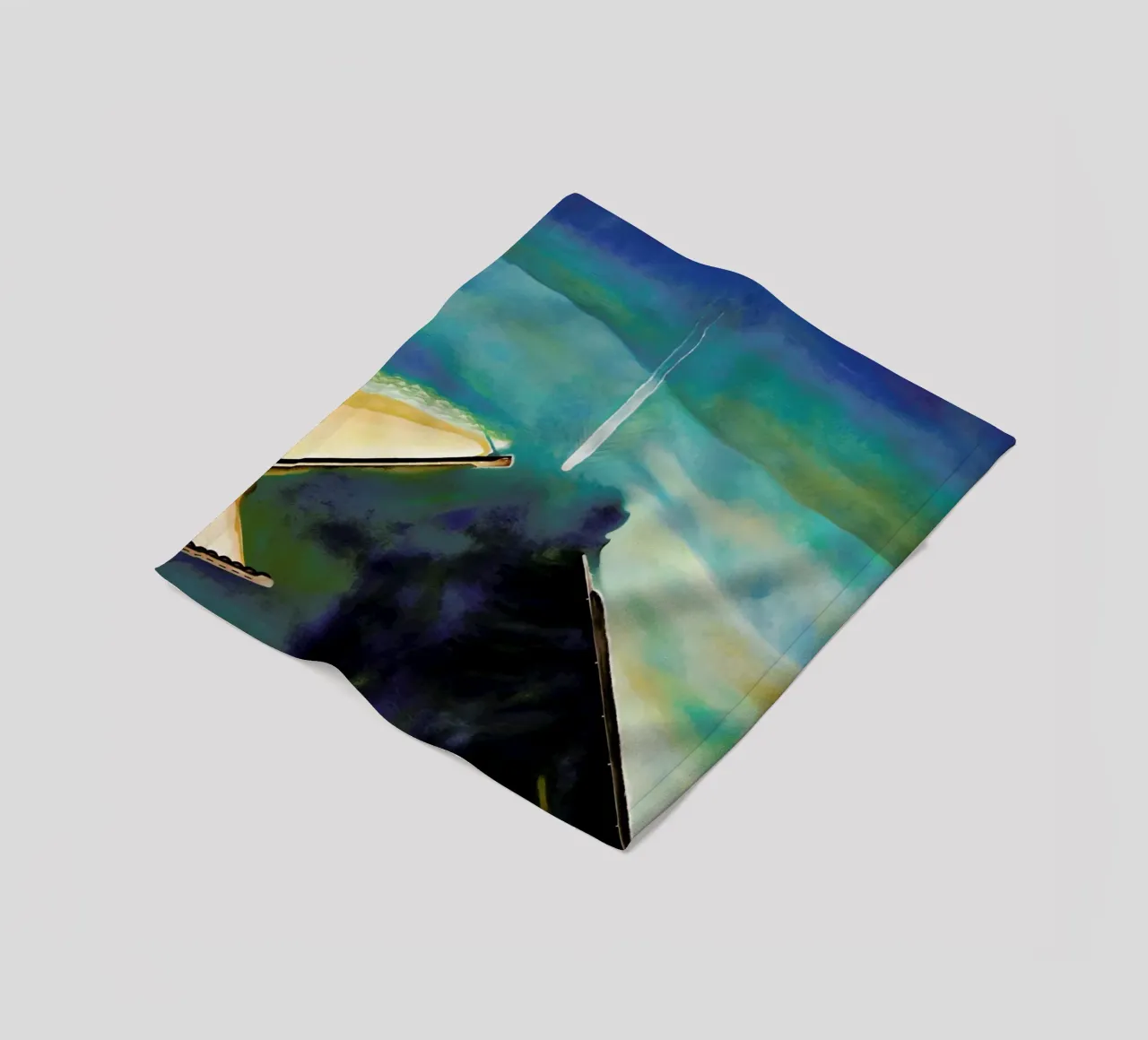 Dunkerque Fleecedecke von Antony Squizzato