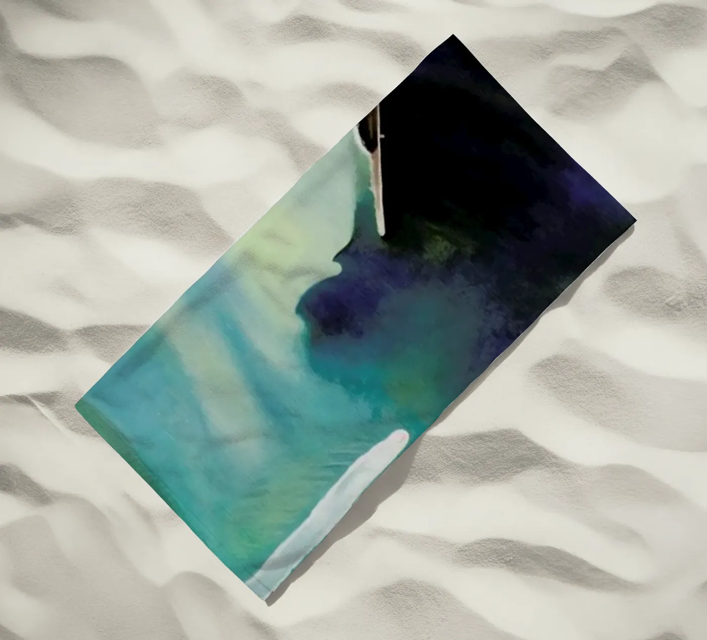 Dunkerque beach towel by Antony Squizzato