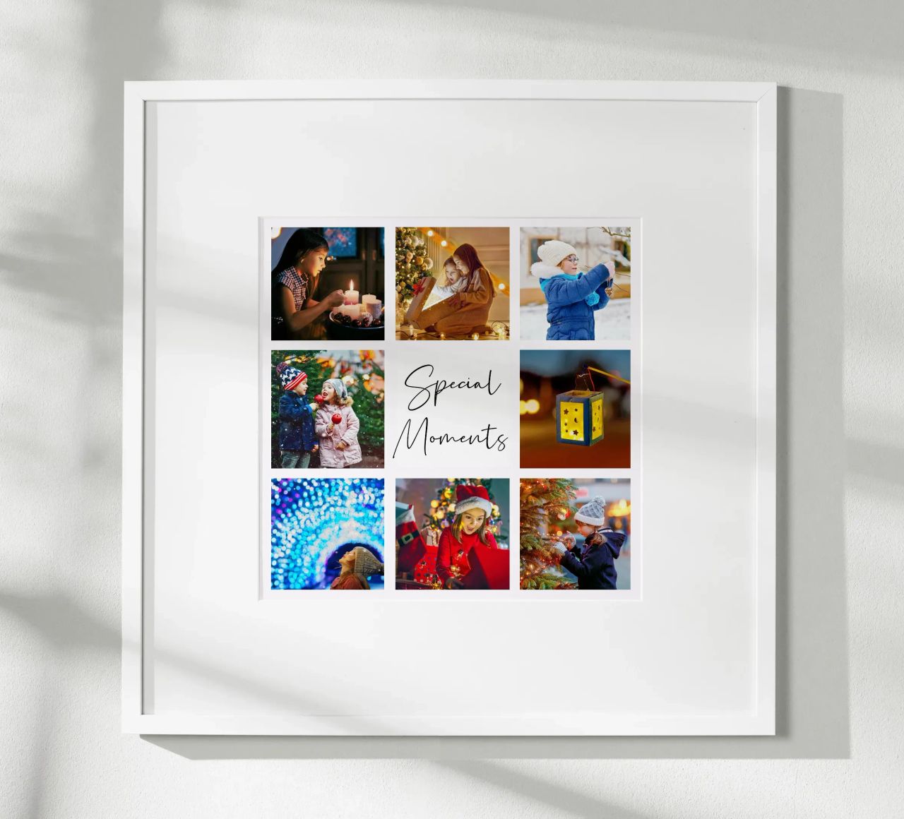 Photo Collage Template: Customize Background & Text poster by Studio Patruschka