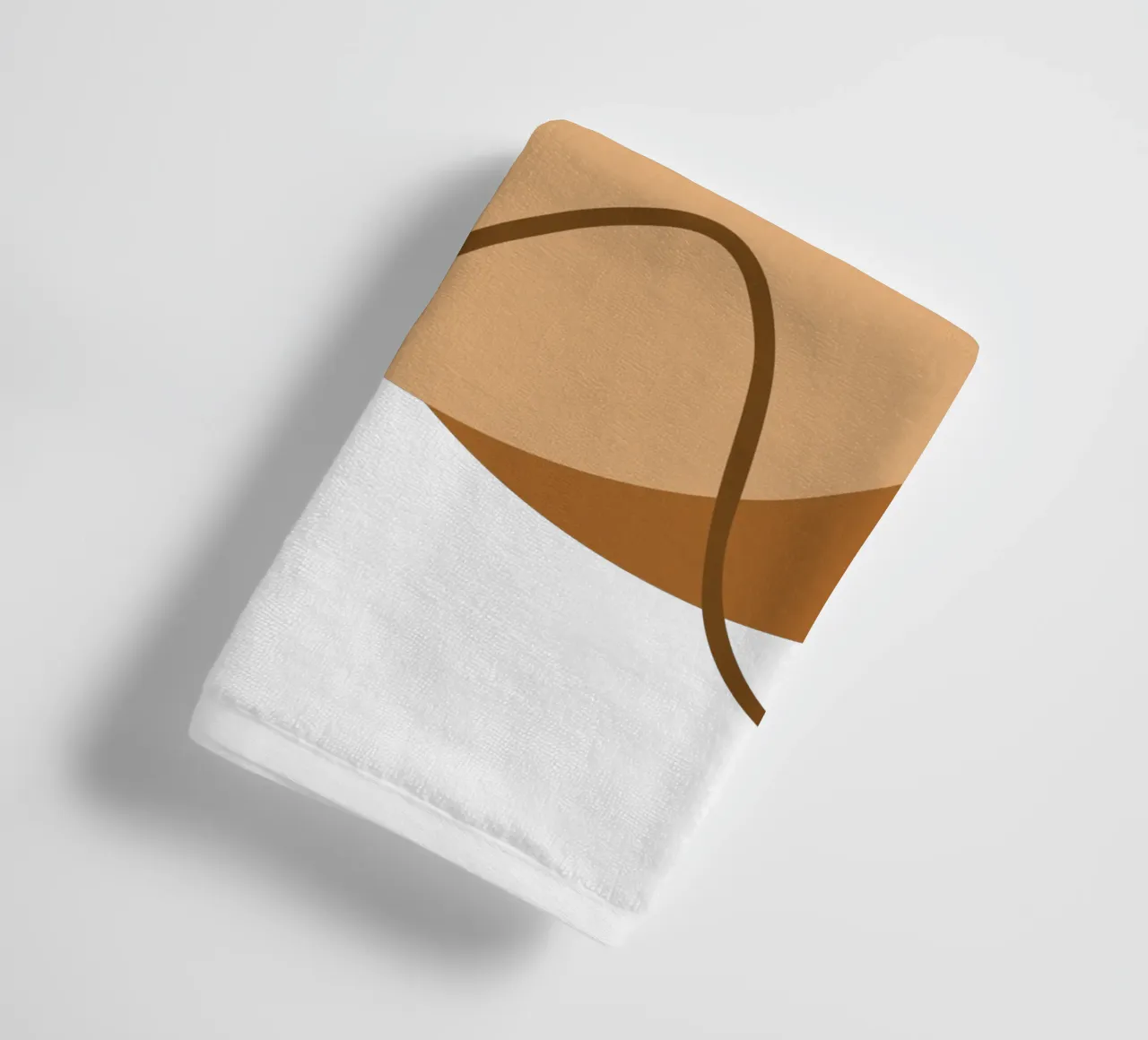 Modern minimalist flying bird towel by YSV MINIMALIST