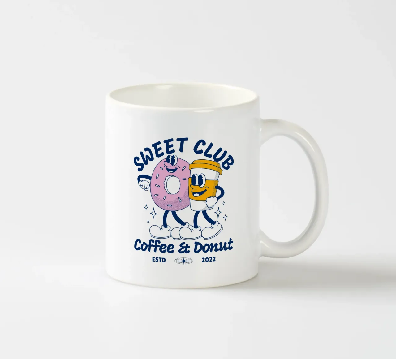 SWEET CLUB tazza in ceramica da Einfach Uebel