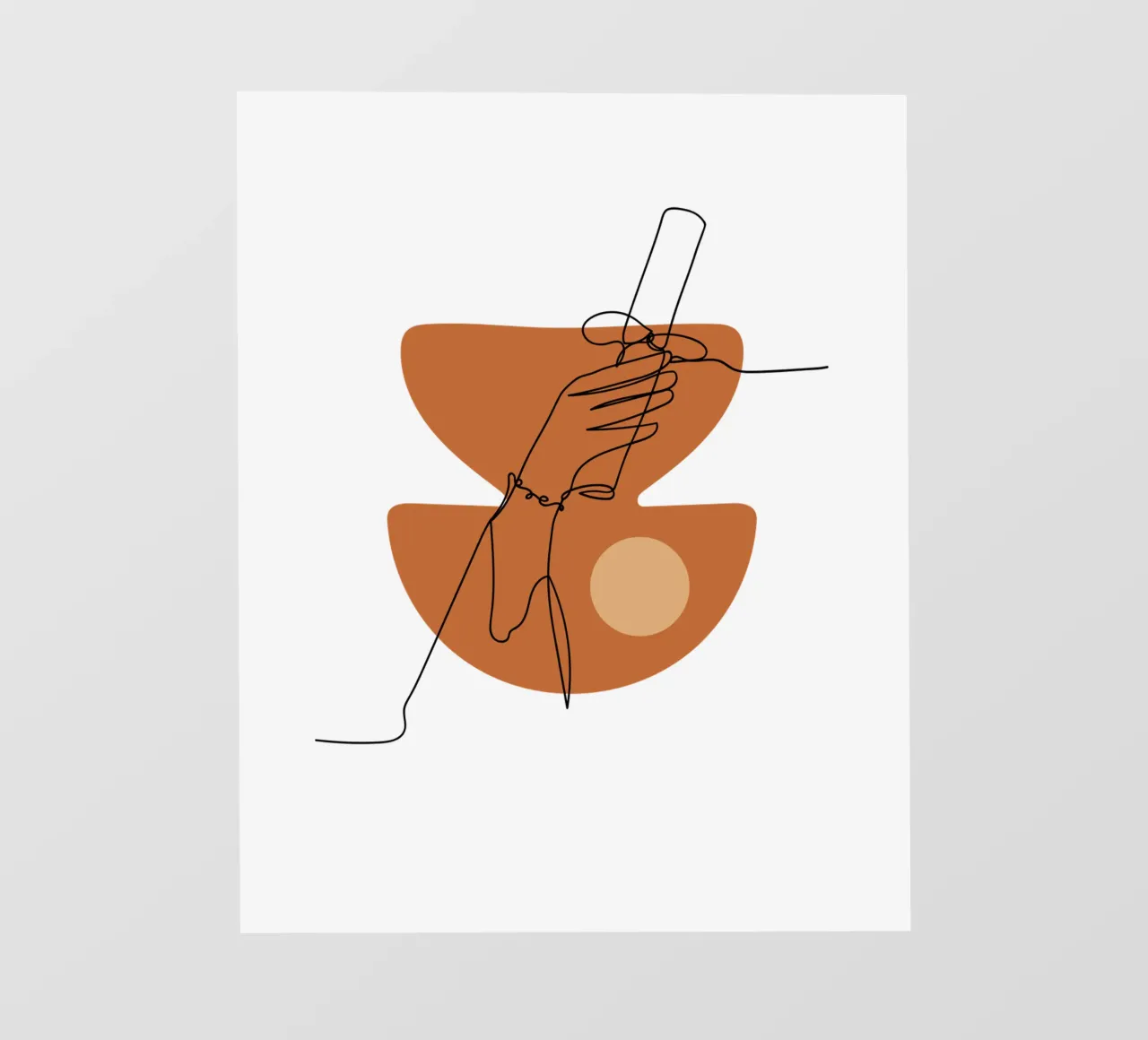 Elegante mano moderna e minimalista pellicola backlit da YSV MINIMALIST