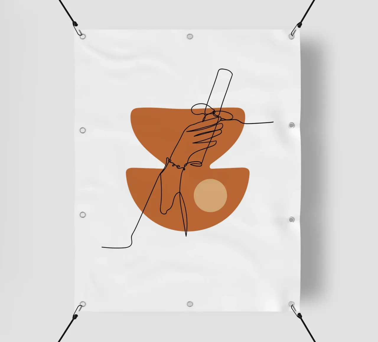 Elegant modern minimalist hand pvc cover by YSV MINIMALIST