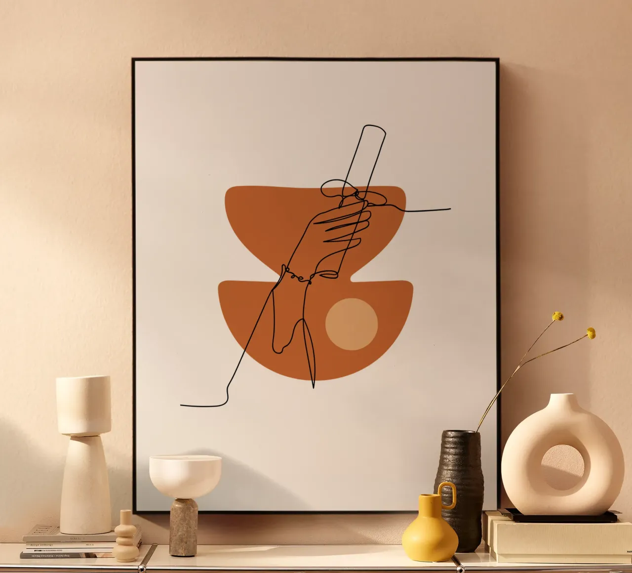 Elegante mano moderna e minimalista alluminio dibond da YSV MINIMALIST