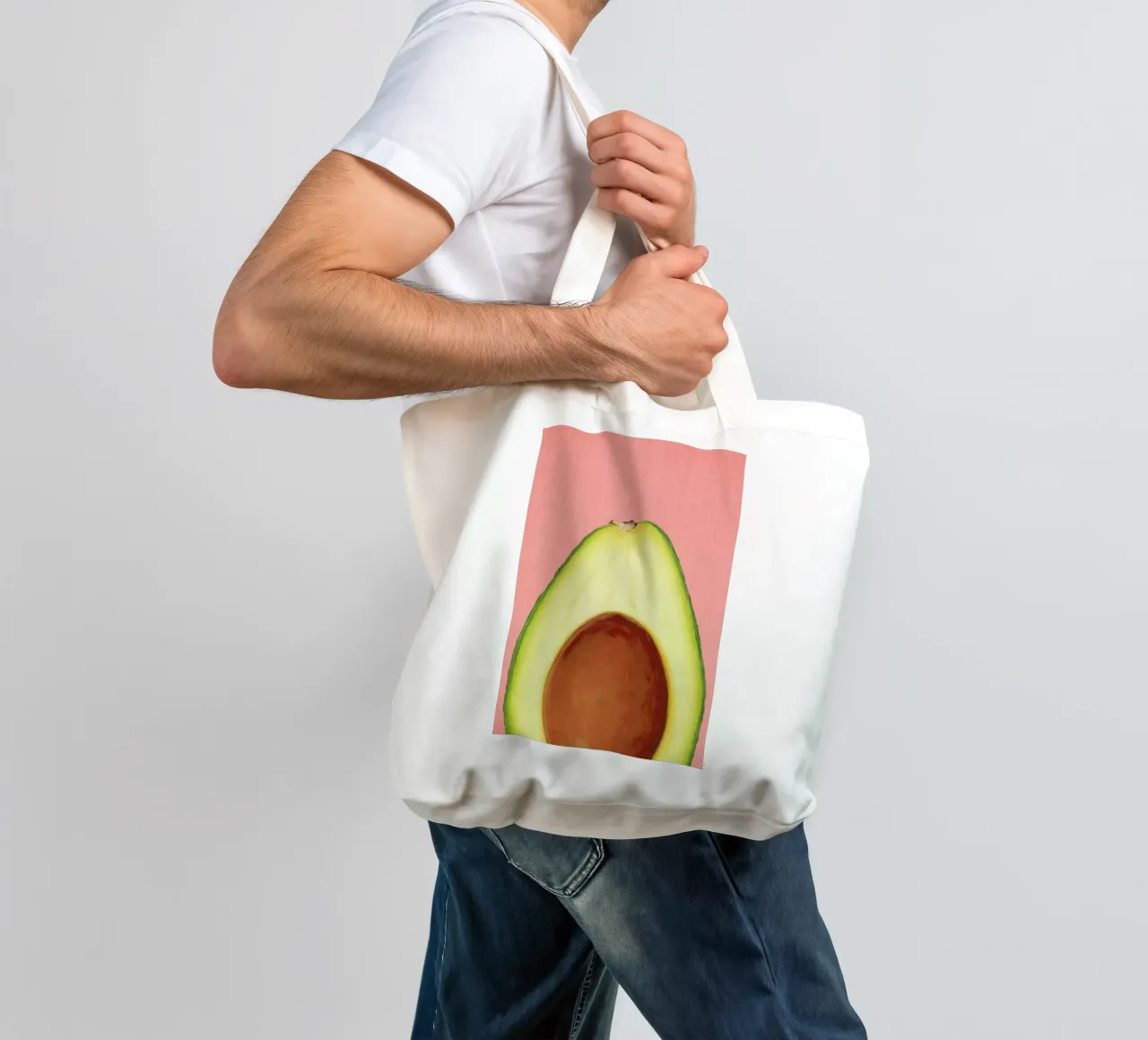 Print 142 borsa in juta da Lila x Lola