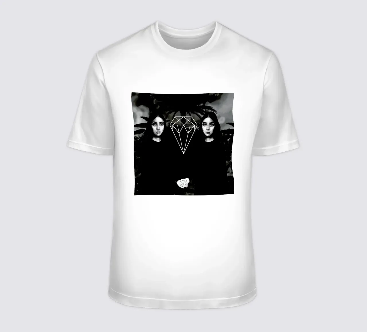 Twins With Palm t-shirt da Agnes KR Patience