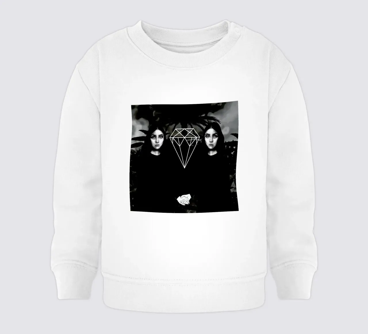 Twins With Palm sudadera de bebé de Agnes KR Patience