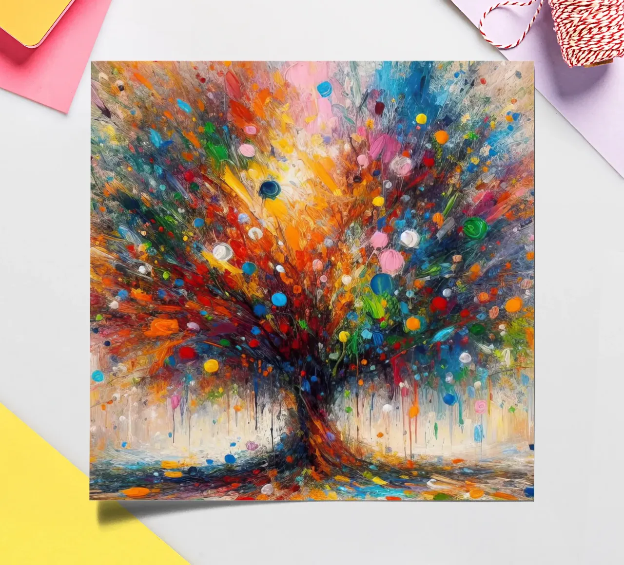 der Baum des Lebens Stickerbogen von 🎁 ARTVI-SHOP