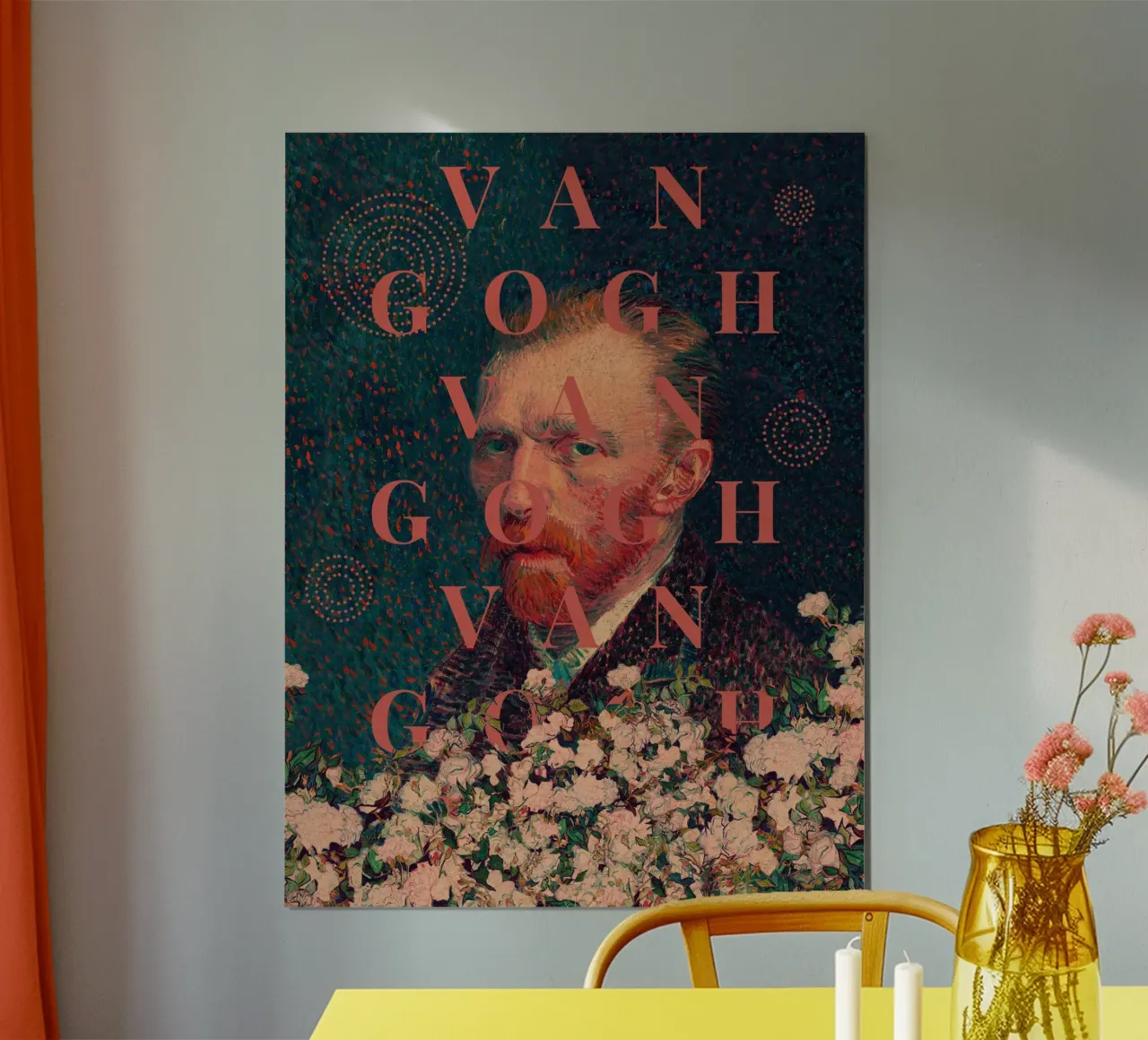 for Vincent Van Gogh poster con telaio in alluminio da Frank Moth