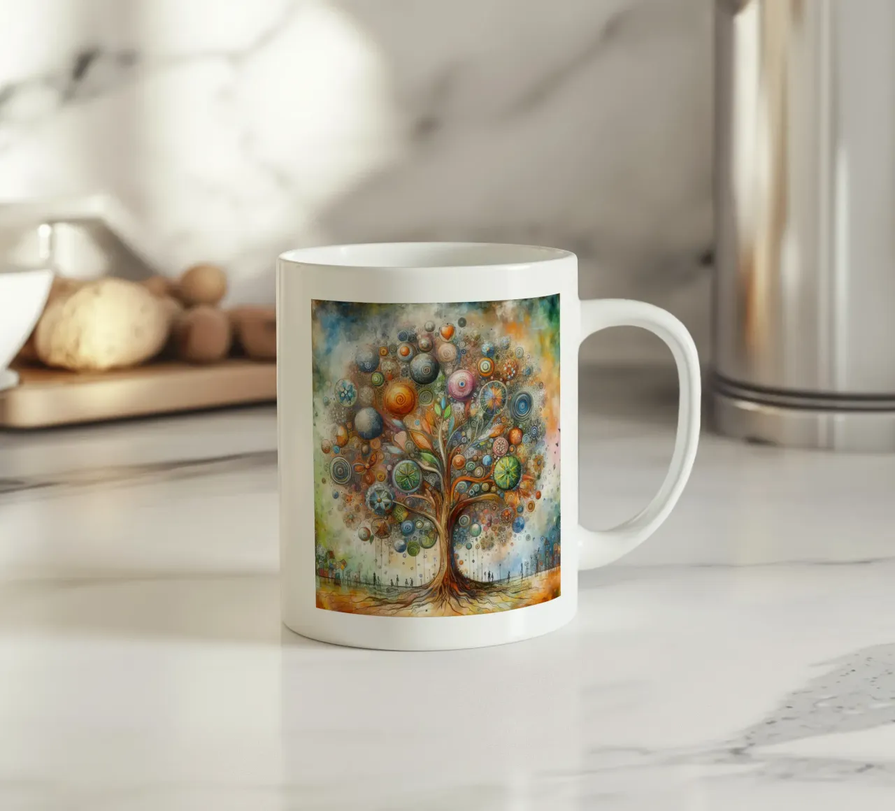 l'albero della vita tazza in ceramica da 🎁 ARTVI-SHOP