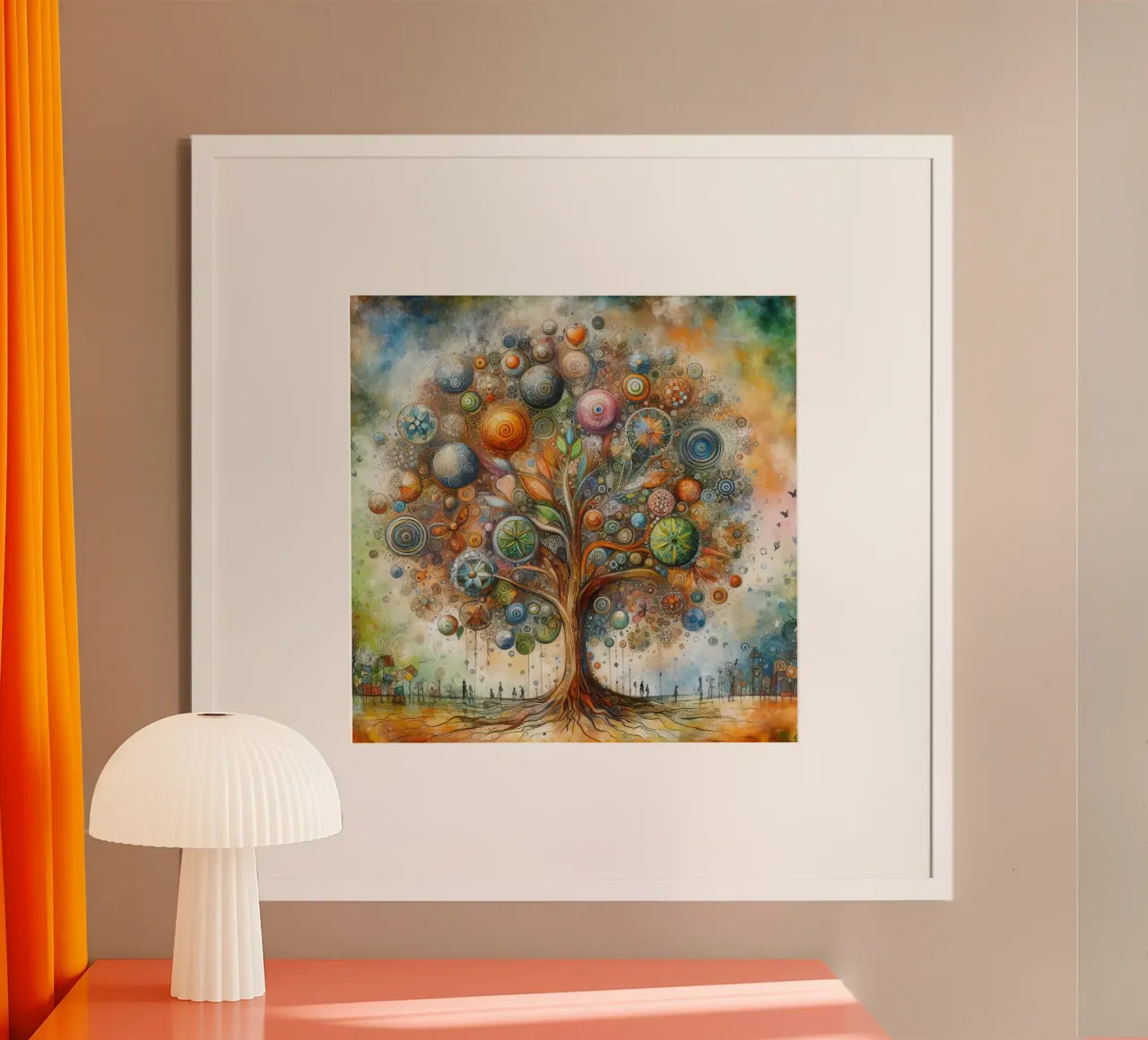 der Baum des Lebens Hahnemühle von 🎁 ARTVI-SHOP