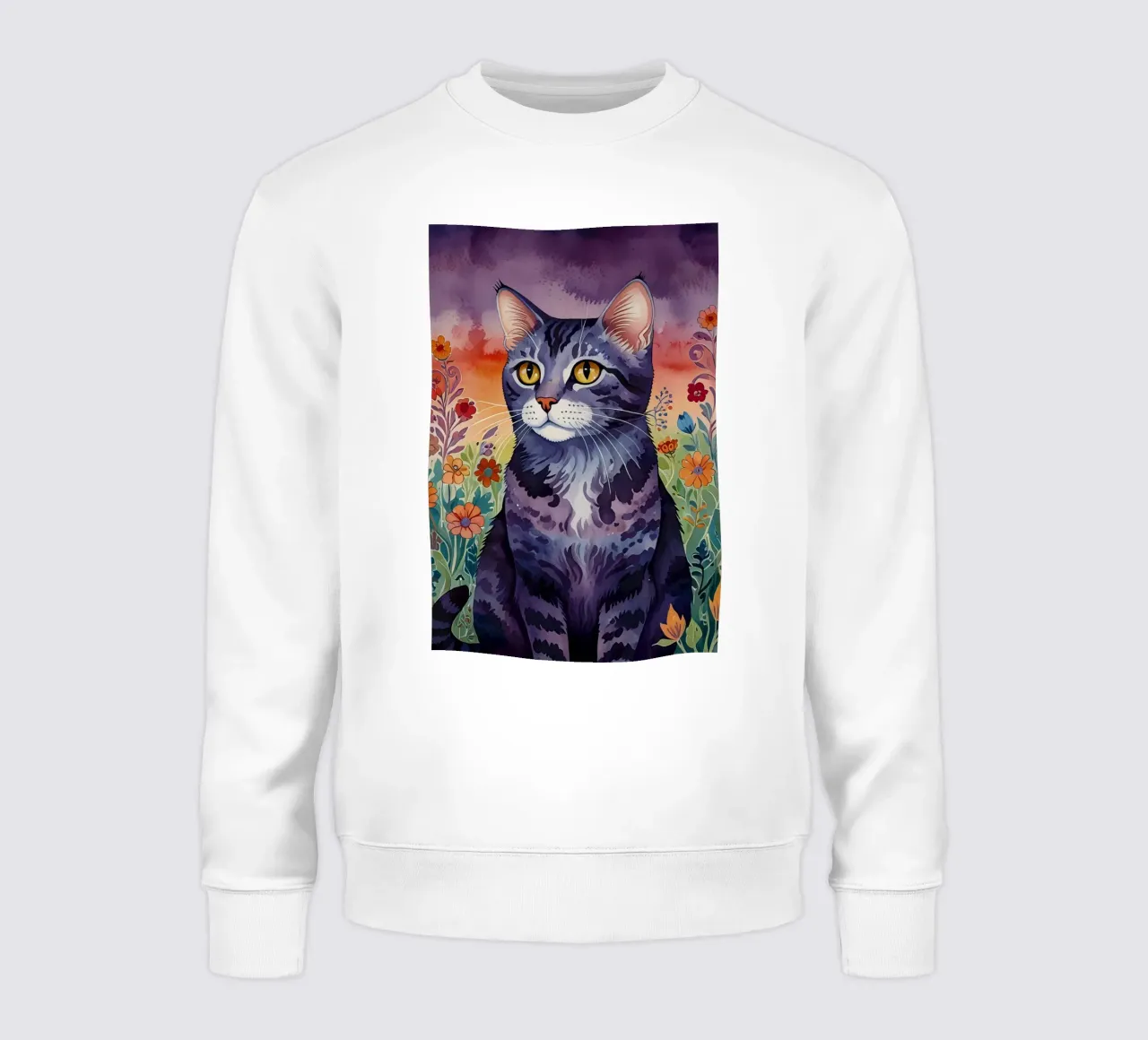 Il gatto felice felpa da ARTVI-SHOP