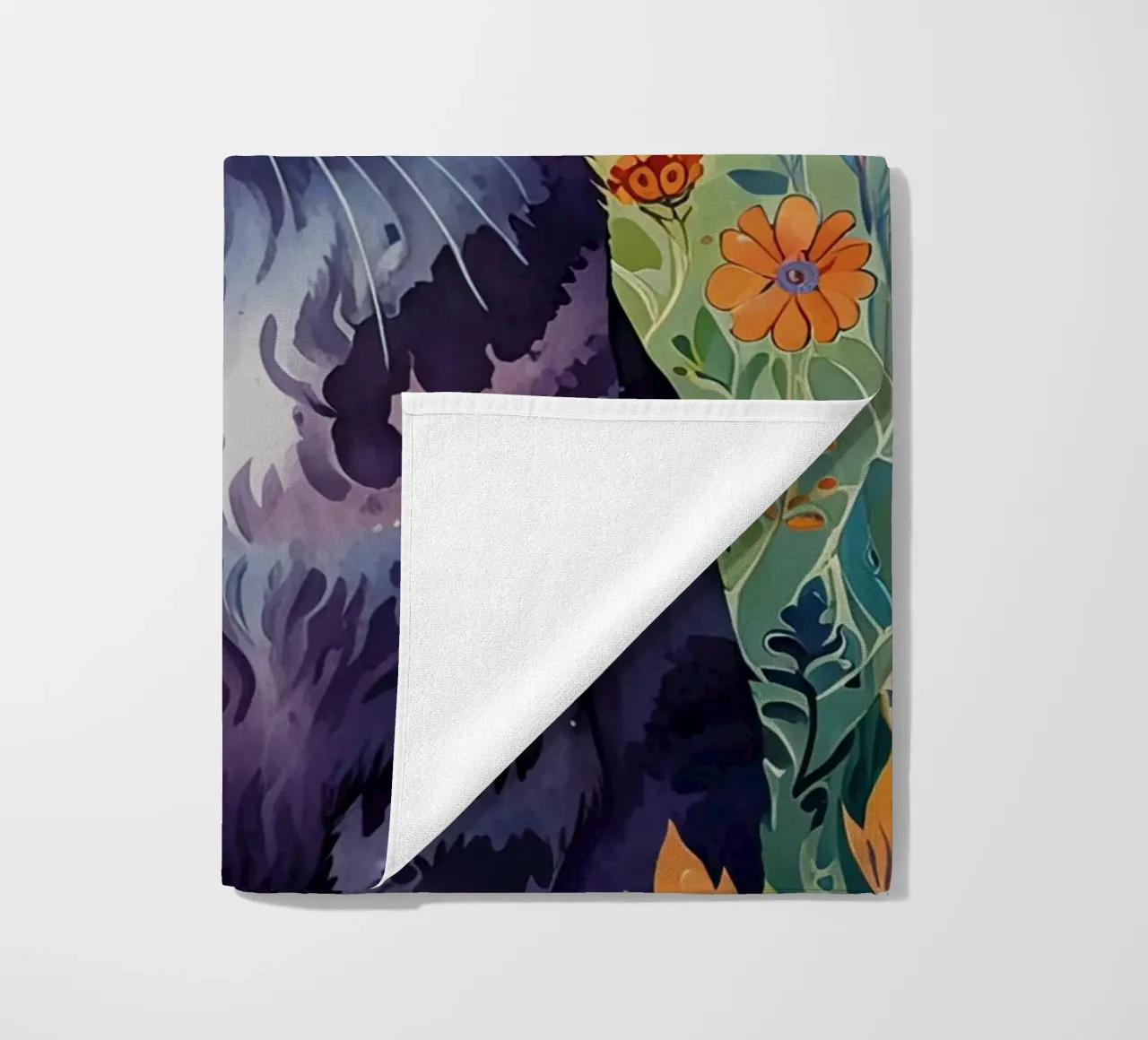 Il gatto felice telo mare da 🎁 ARTVI-SHOP