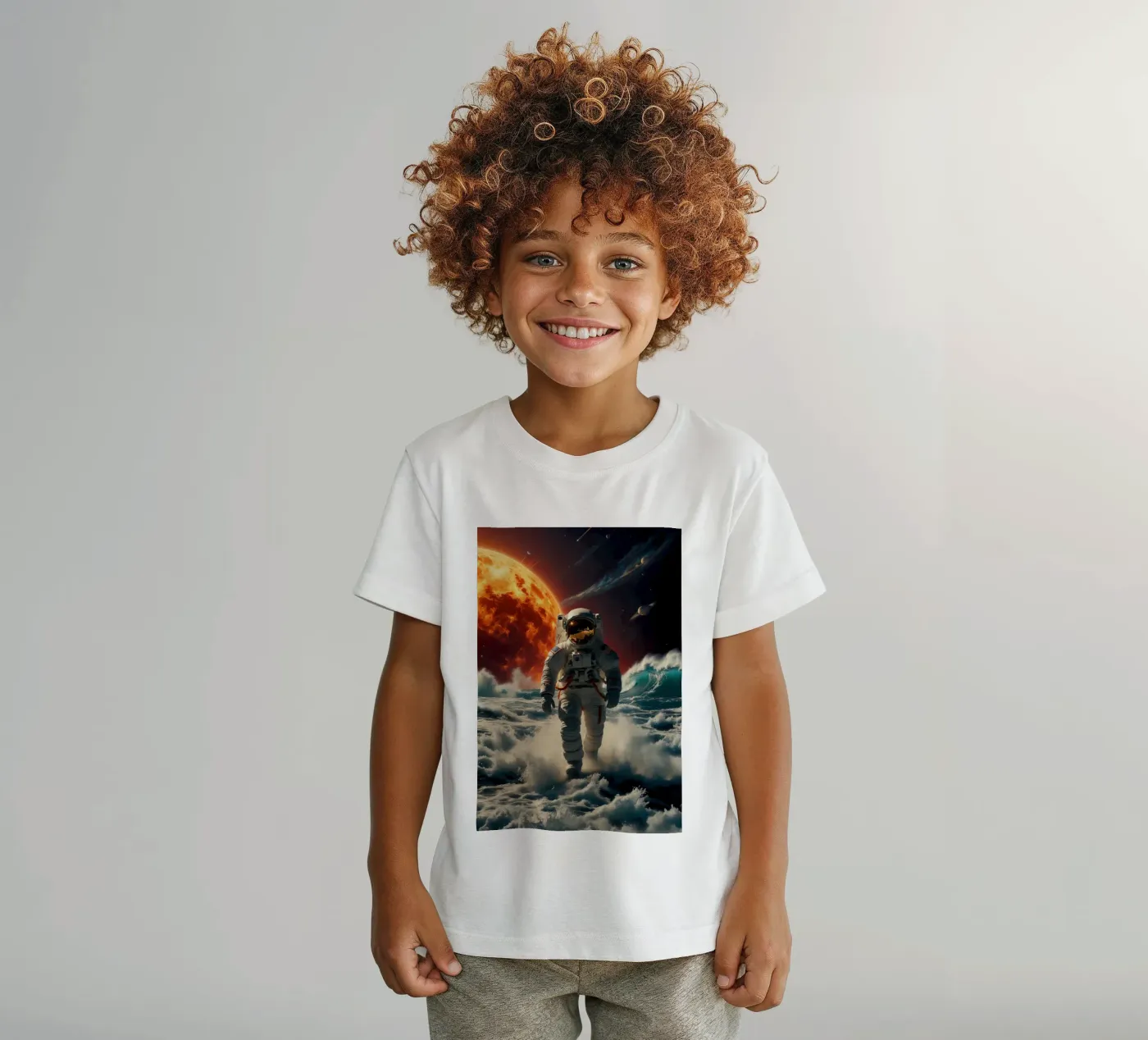 spazio mare t-shirt bambini da 🎁 NOBELART