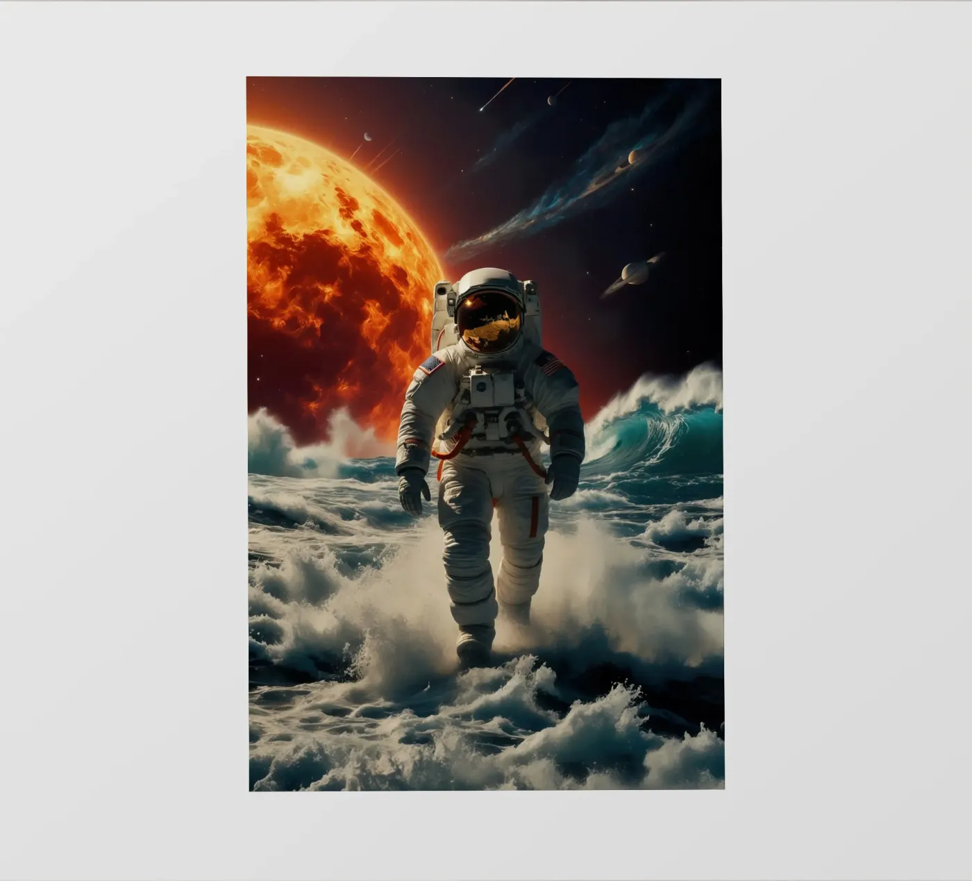 spazio mare pellicola backlit da 🎁 NOBELART