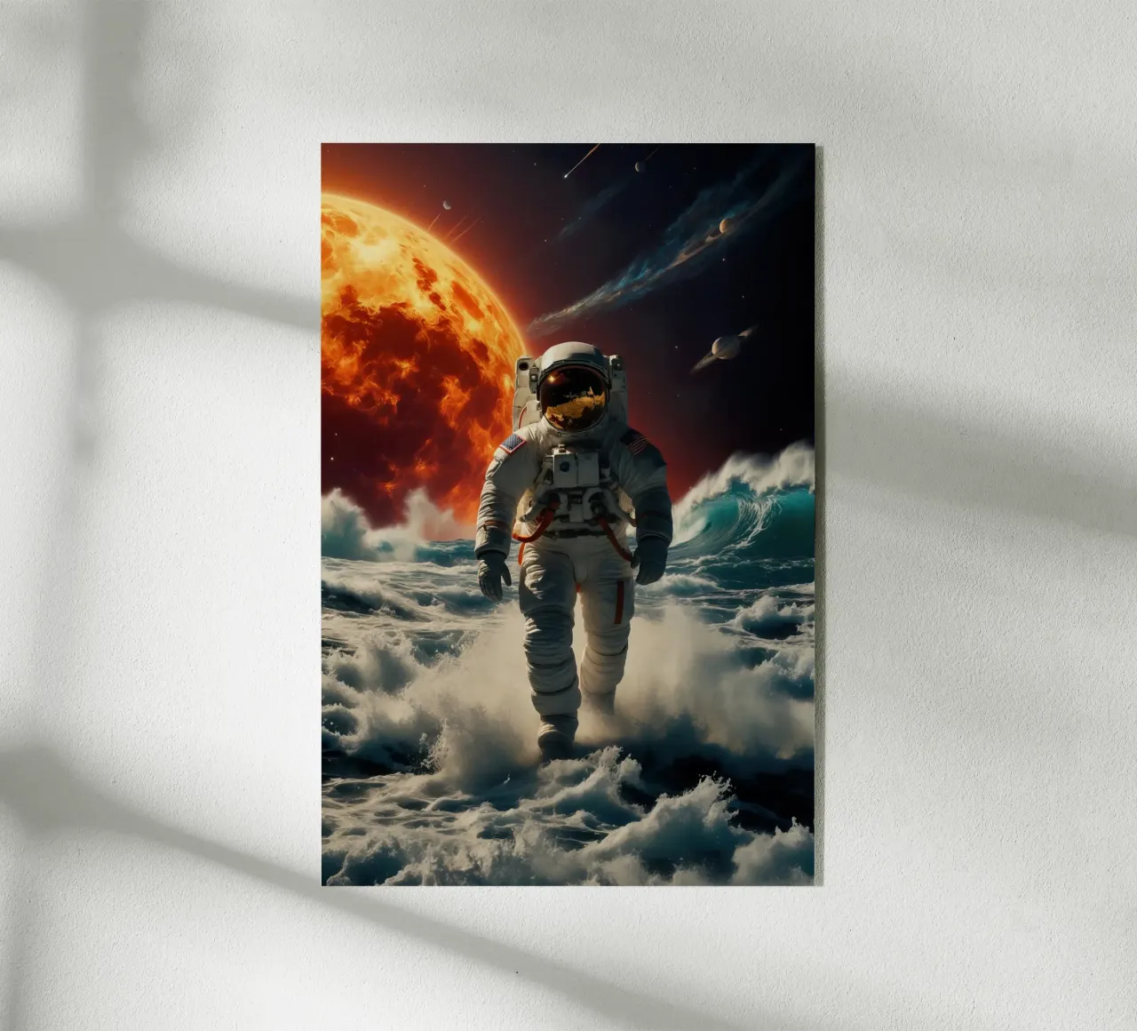 space sea acrylic glass by 🎁 NOBELART