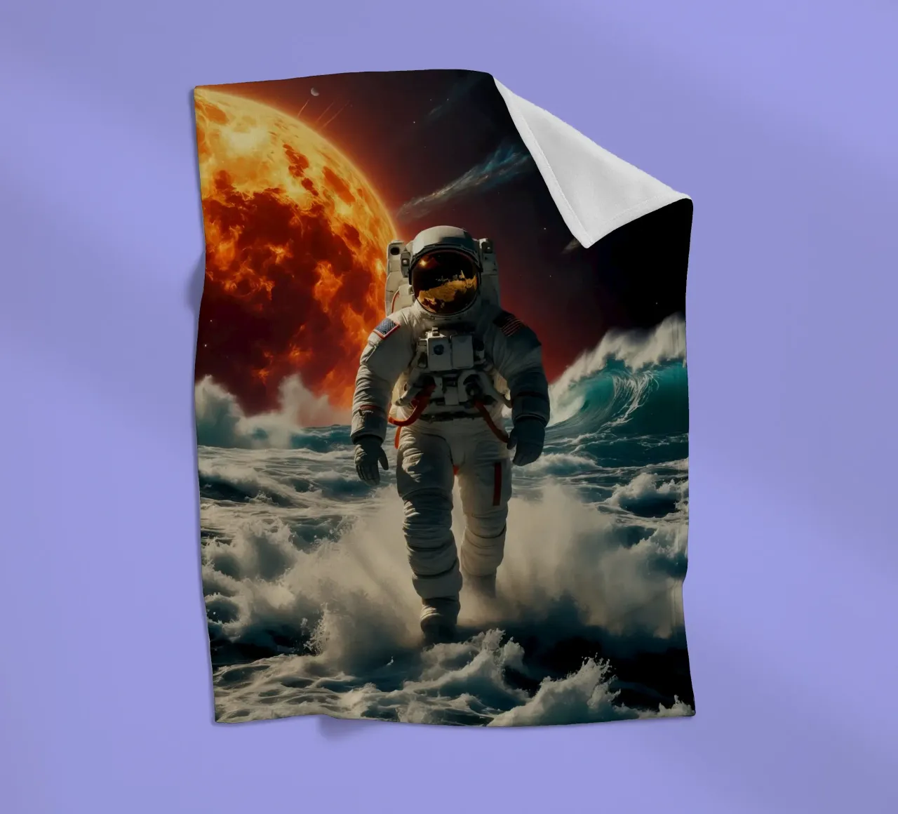 space sea fleece blanket by 🎁 ARTVI-SHOP