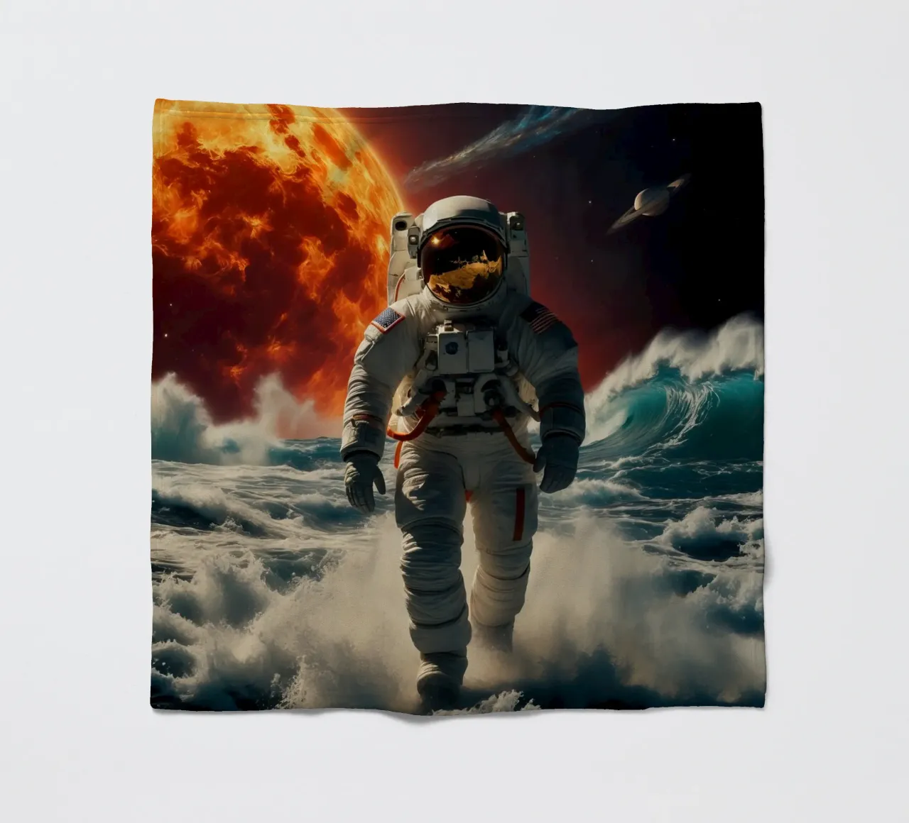 space sea fleece blanket by 🎁 ARTVI-SHOP