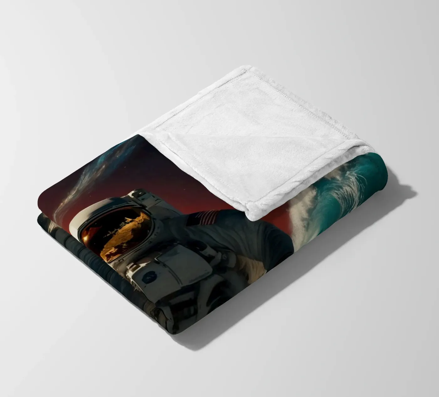 ruimtezee fleecedeken van 🎁 NOBELART