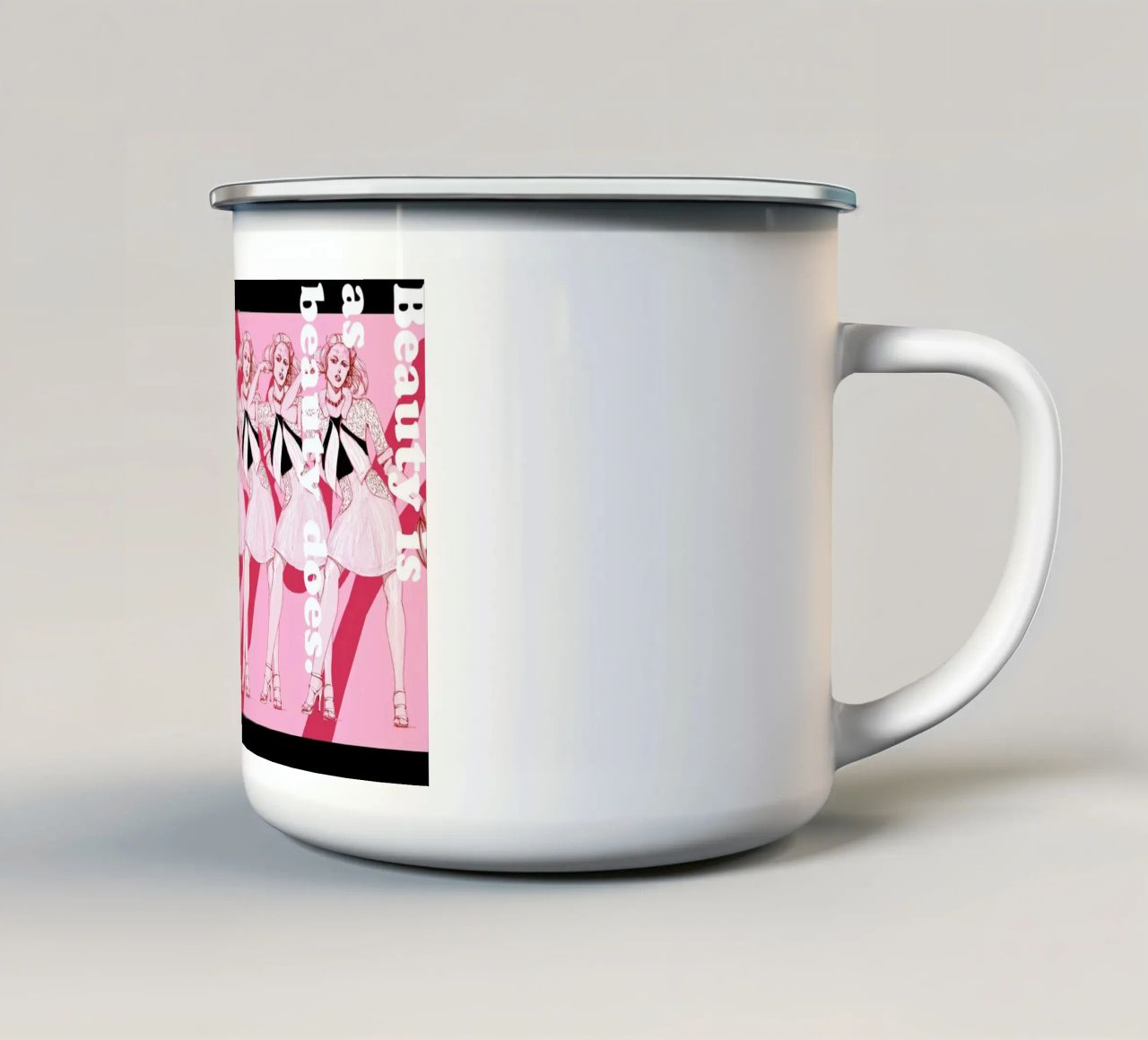 GoGo Girls tazza in smalto da Naito Shinpei