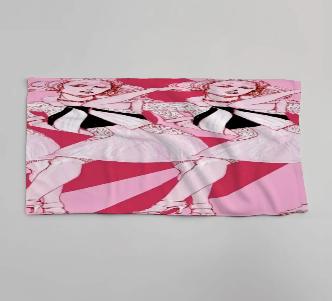 GoGo Girls towel by Naito Shinpei