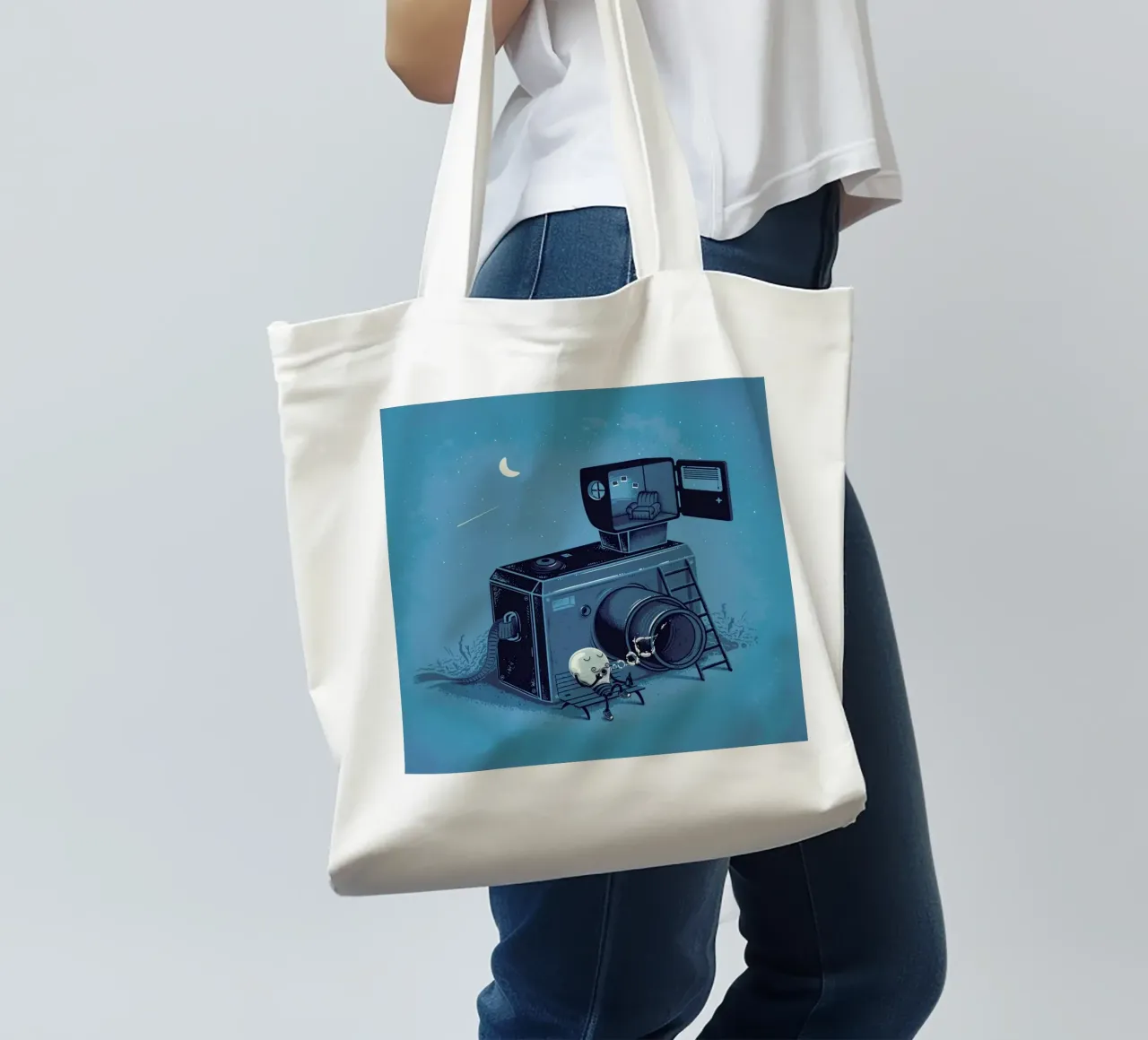 Quiting Time borsa in juta da Robert Richter