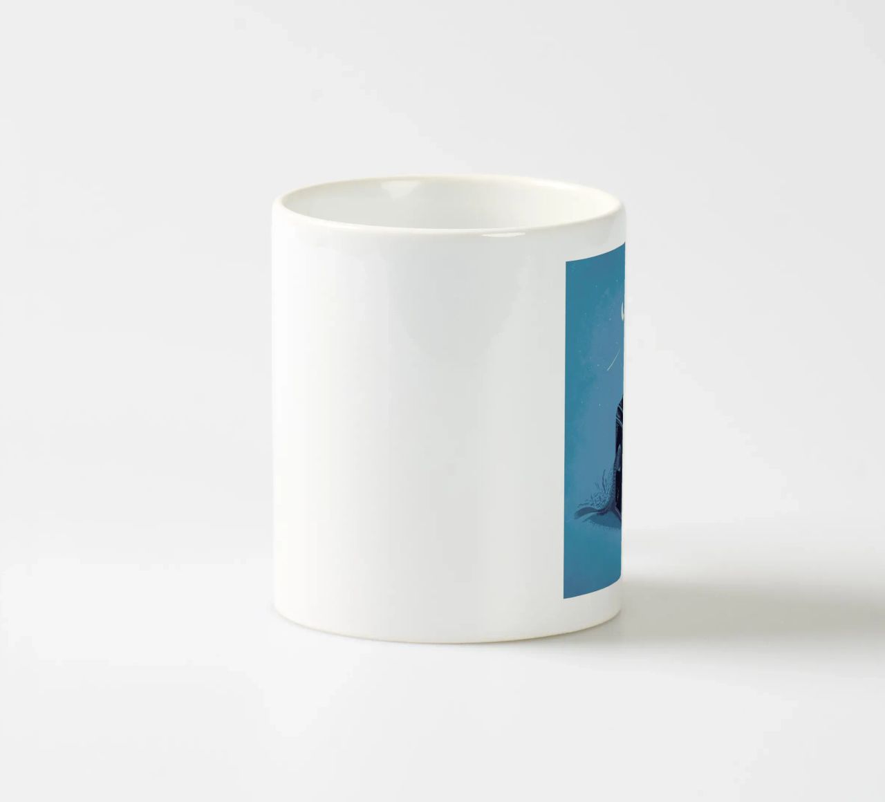 Quiting Time tazza in ceramica da Robert Richter
