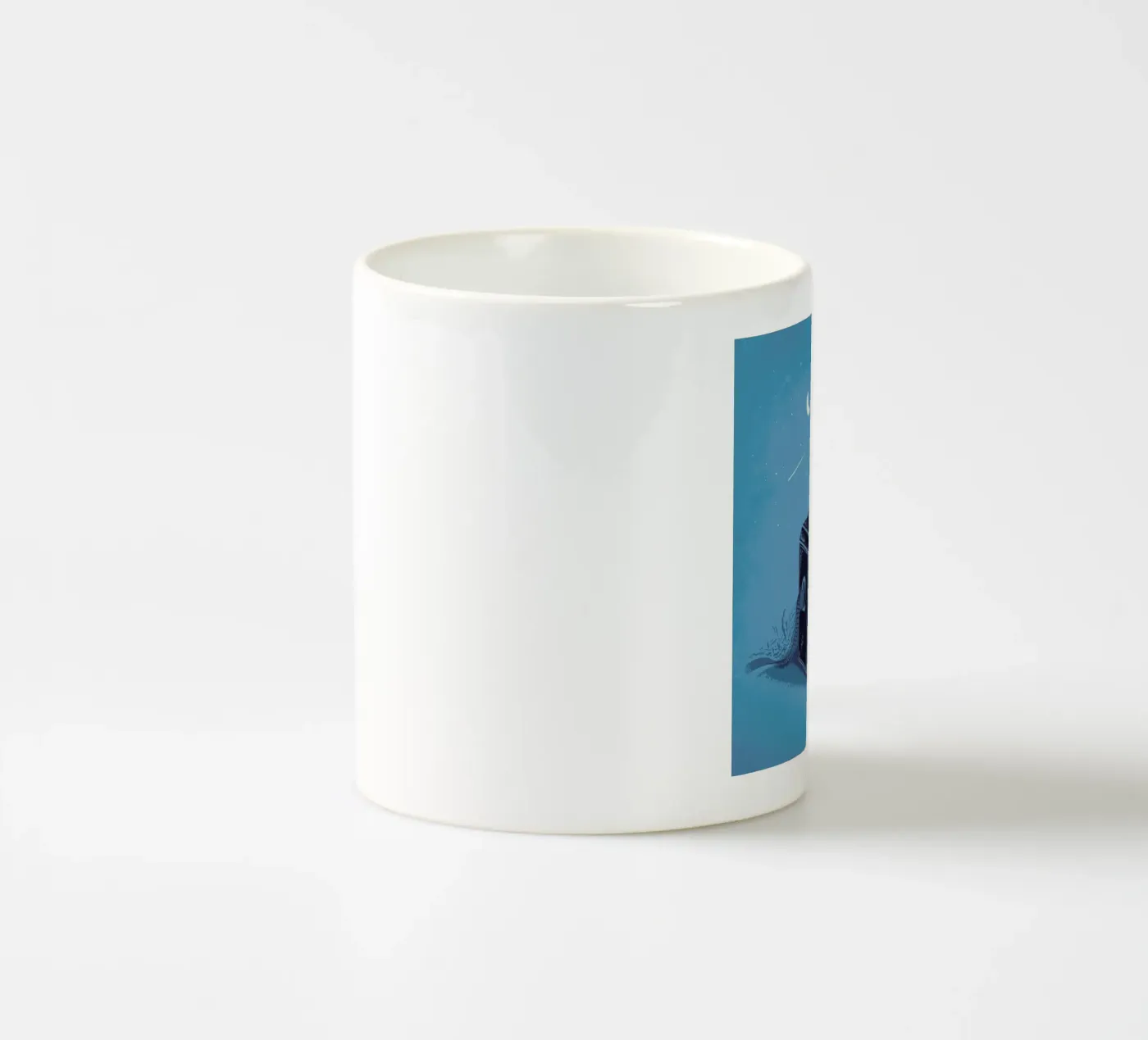 Quiting Time ceramic mug by Robert Richter