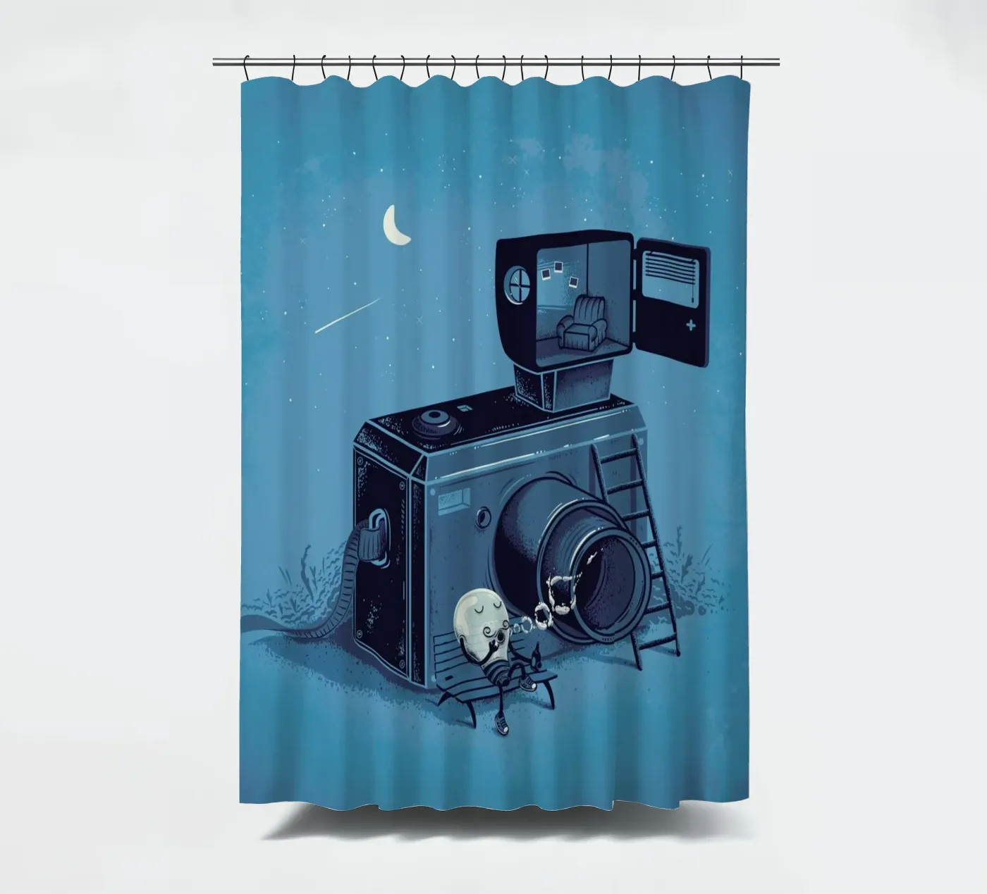 Quiting Time Duschvorhang von Robert Richter