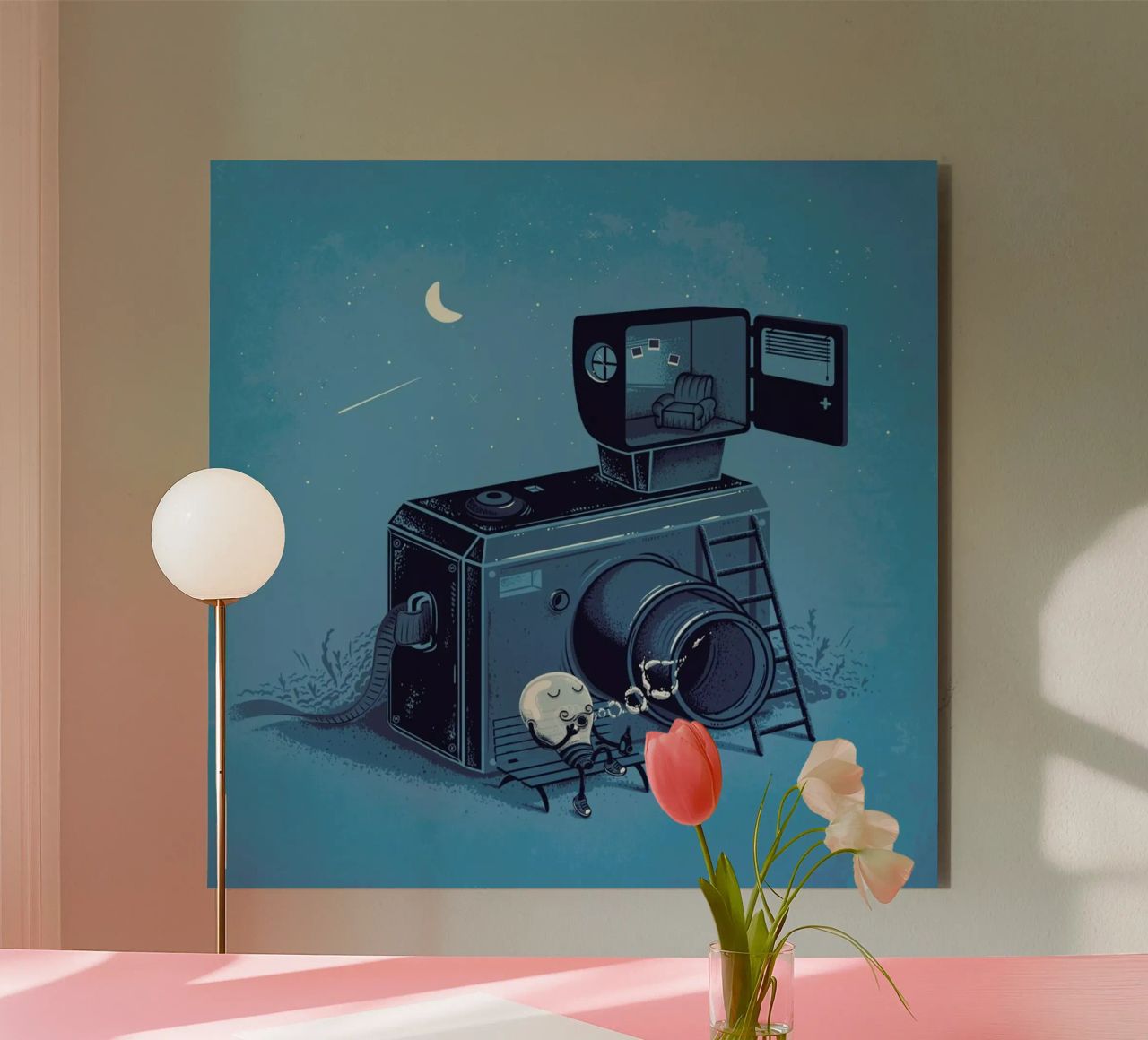 Quiting Time alluminio dibond da Robert Richter