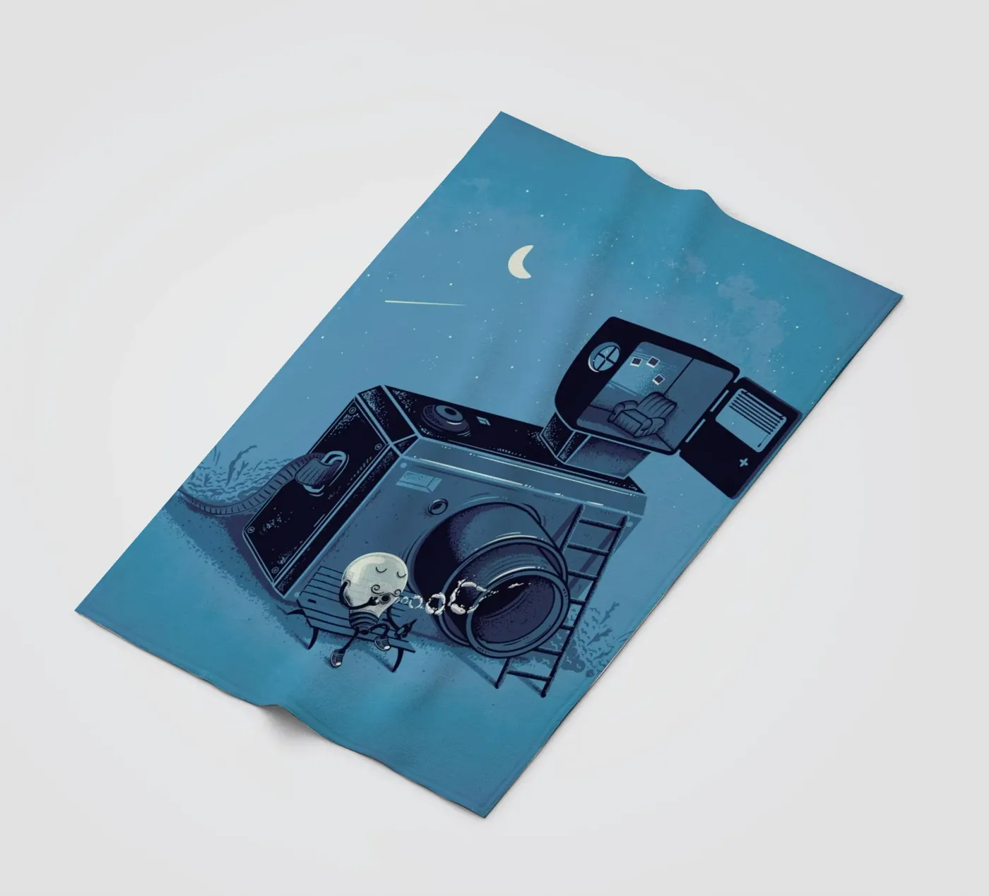 Quiting Time coperta in pile da Robert Richter