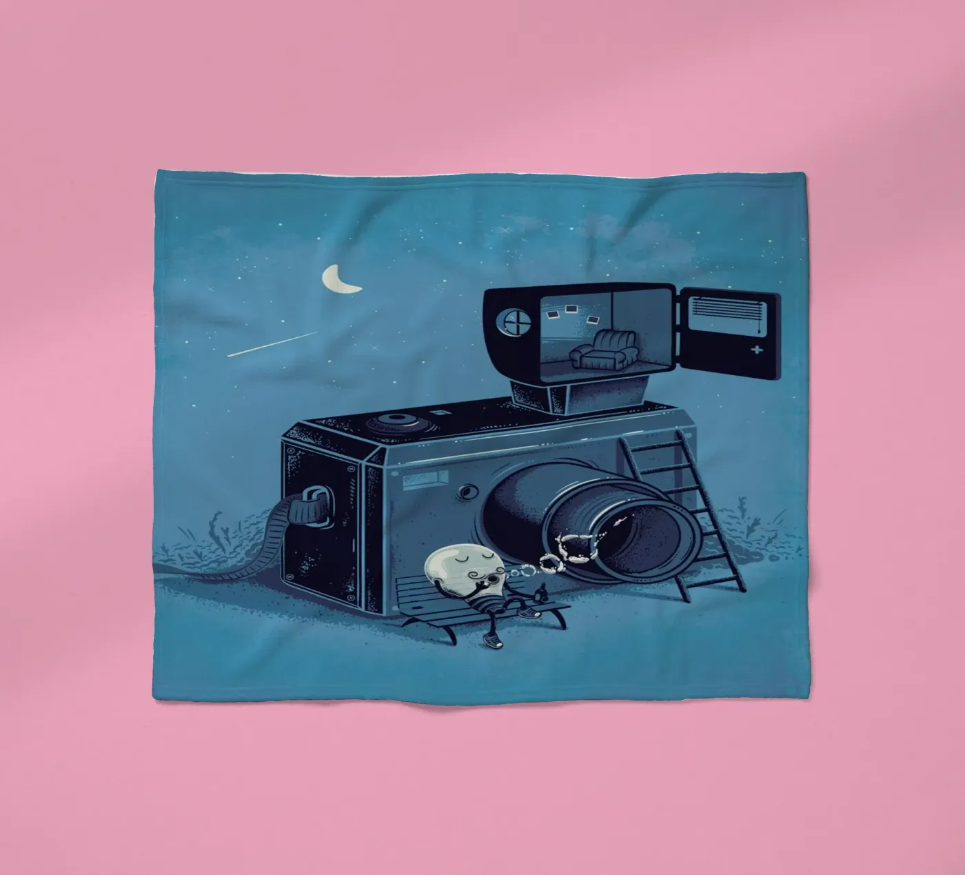 Quiting Time coperta in pile da Robert Richter