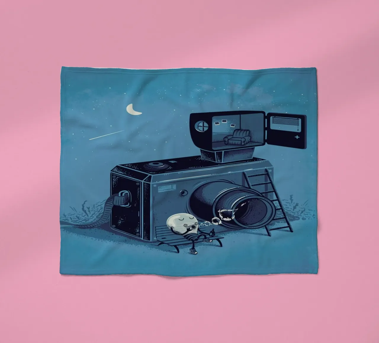 Quiting Time fleecedeken van Robert Richter