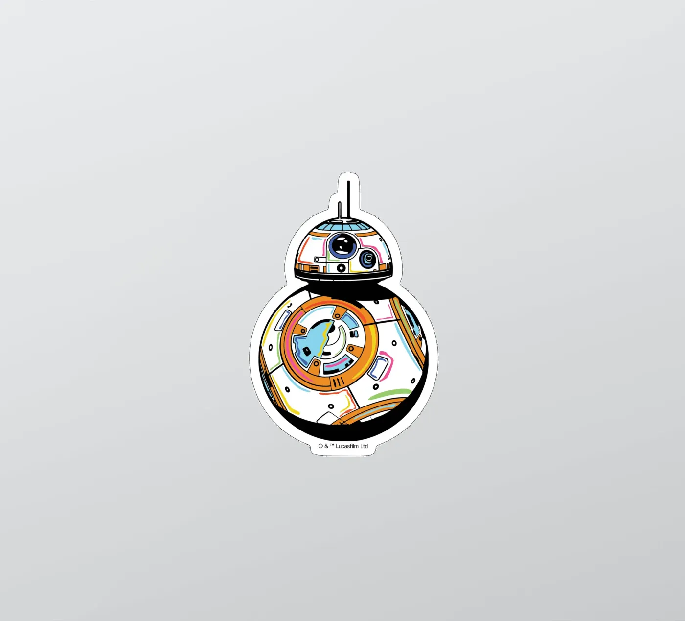 BB-8 sticker van Star Wars - Sticker Shop