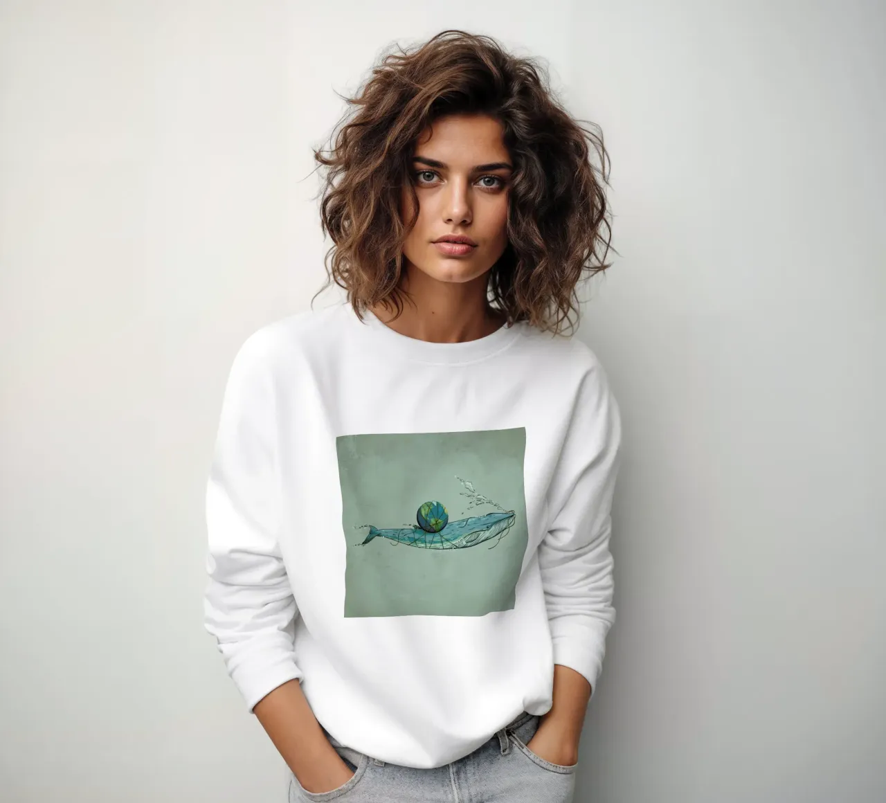 Save The Planet II Sweatshirt von Robert Richter