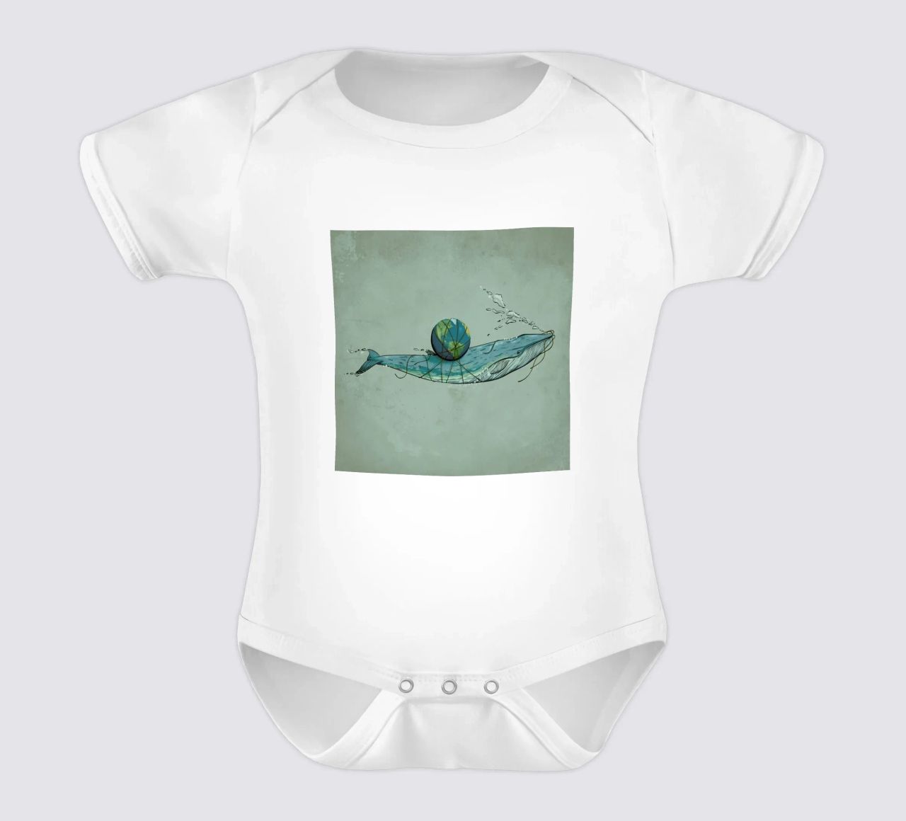Save The Planet II body neonato maniche corte da Robert Richter