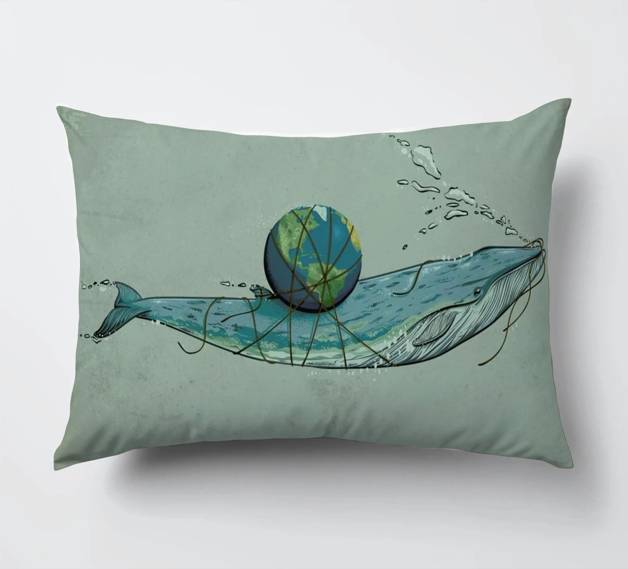 Save The Planet II cuscino da Robert Richter