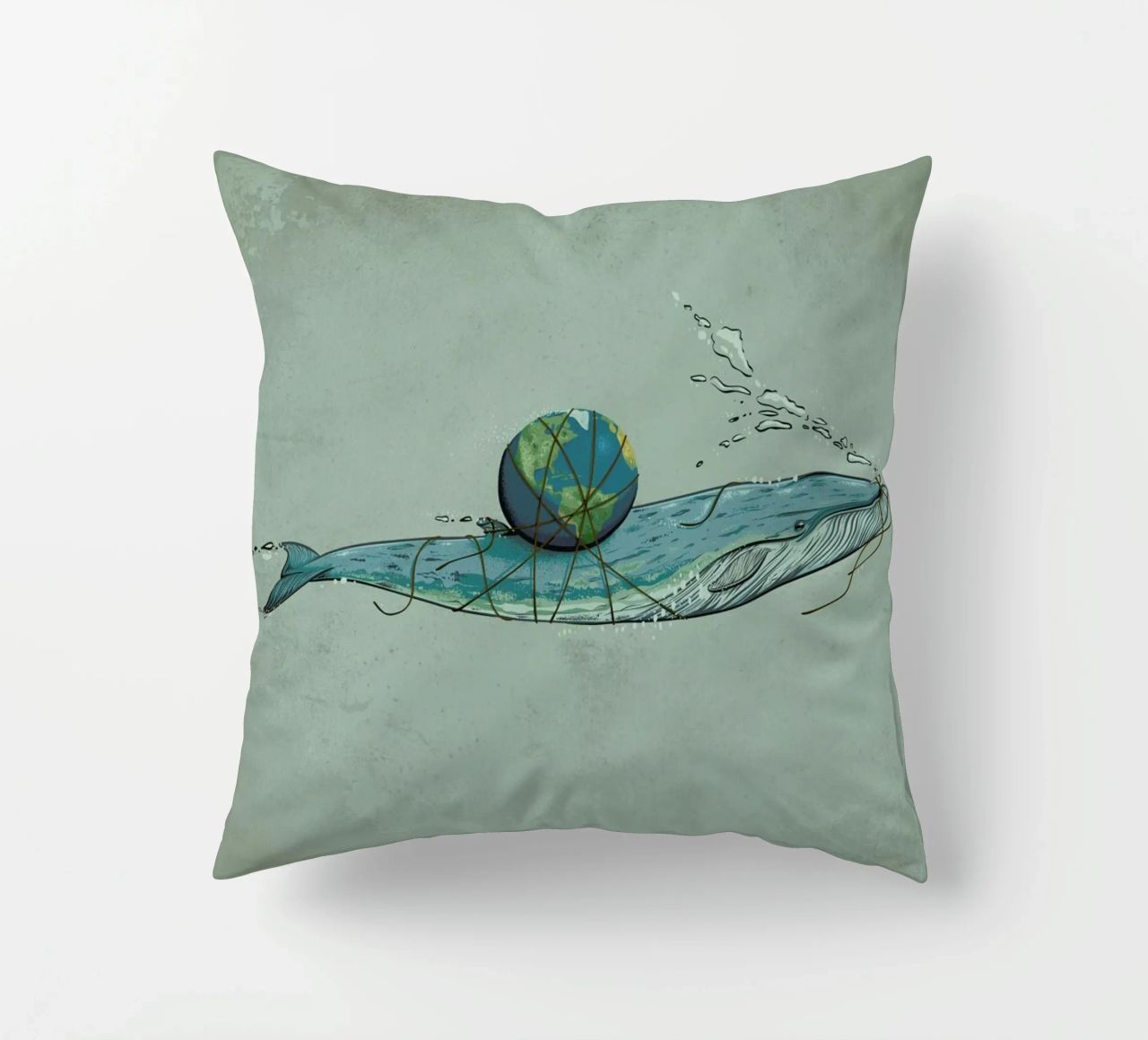 Save The Planet II cuscino da Robert Richter