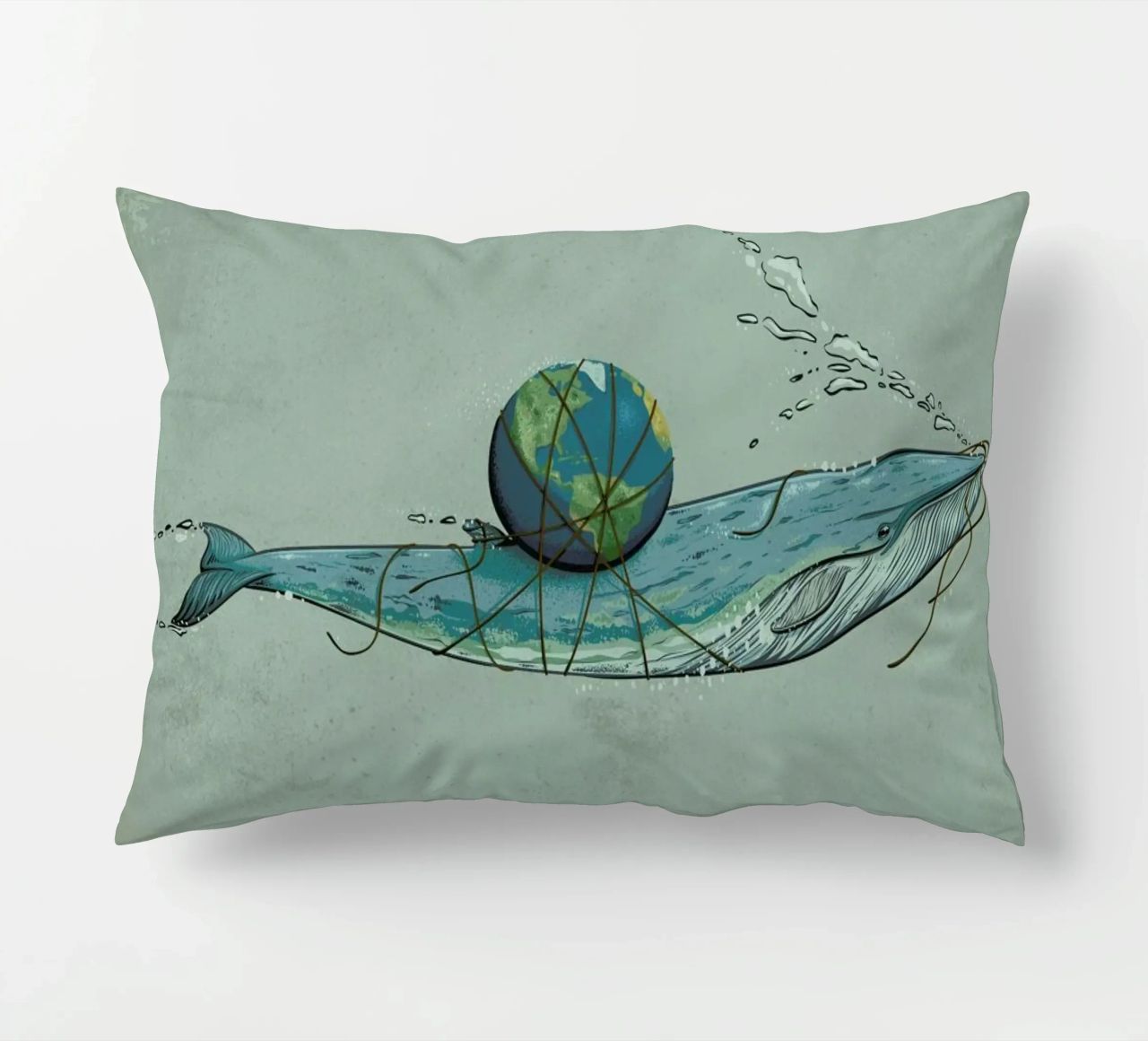 Save The Planet II cuscino da Robert Richter