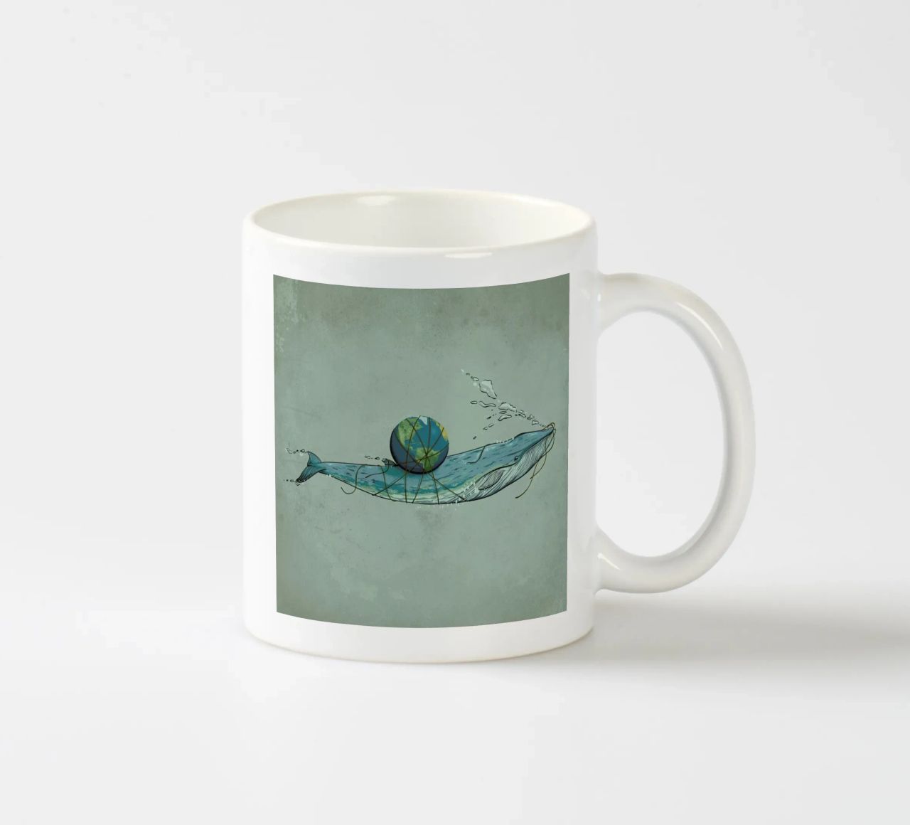 Save The Planet II tazza in ceramica da Robert Richter