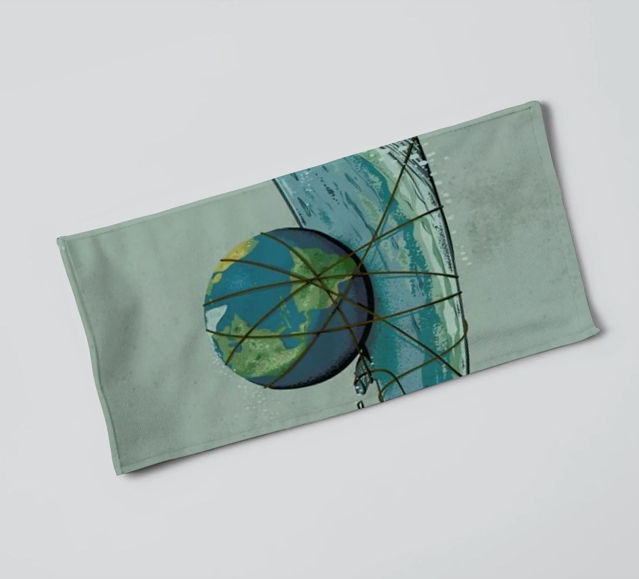 Save The Planet II asciugamano da bagno da Robert Richter