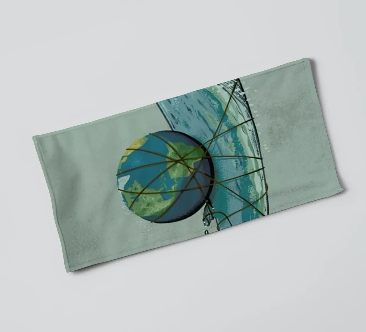 Save The Planet II asciugamano da bagno da Robert Richter