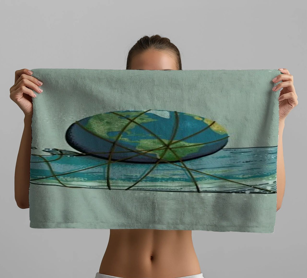 Save The Planet II asciugamano da bagno da Robert Richter