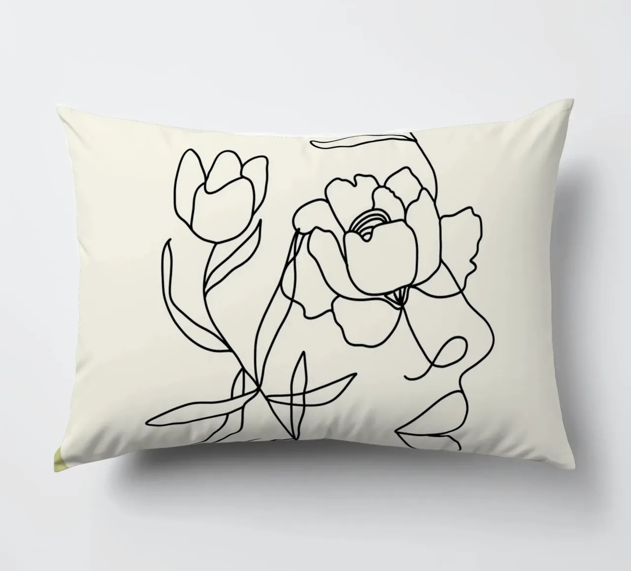 Ritratto di donna minimalista cuscino da 🎁 ARTVI-SHOP