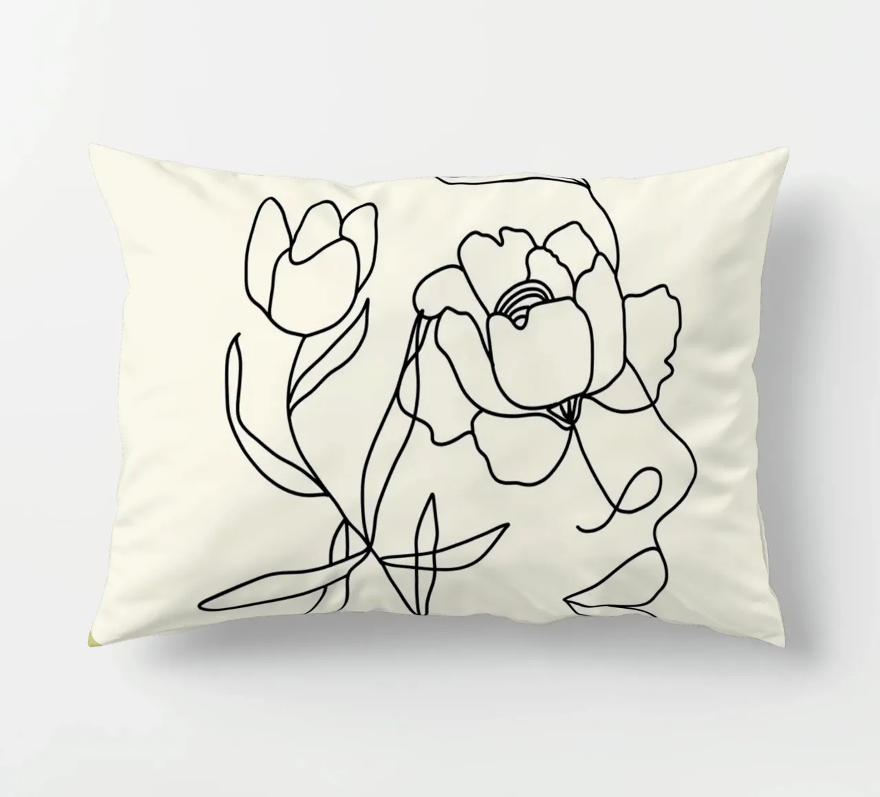 Ritratto di donna minimalista cuscino da 🎁 ARTVI-SHOP