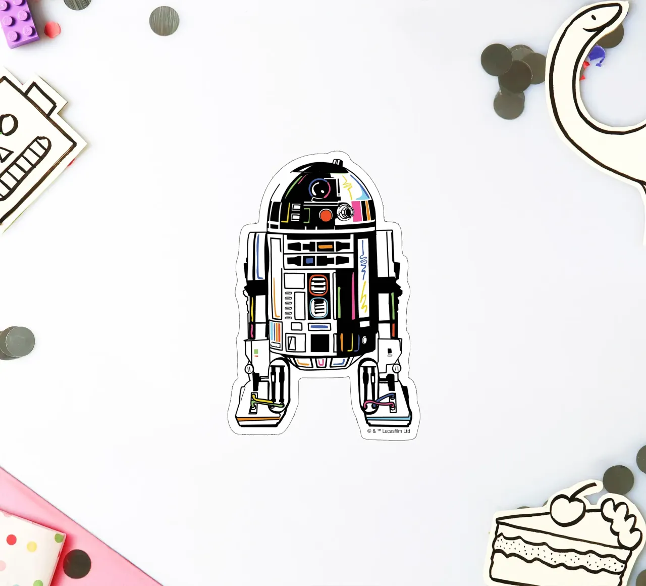 R2-D2 adesivo da Star Wars - Sticker Shop