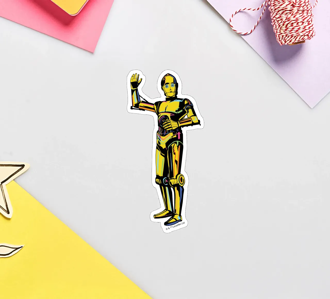 C-3PO Sticker von Star Wars - Sticker Shop