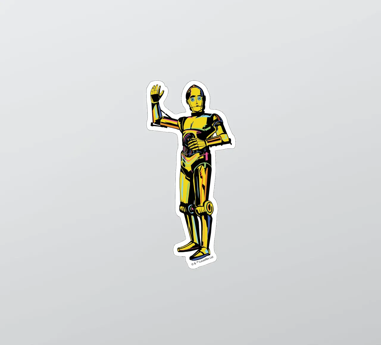 C-3PO adesivo da Star Wars - Sticker Shop