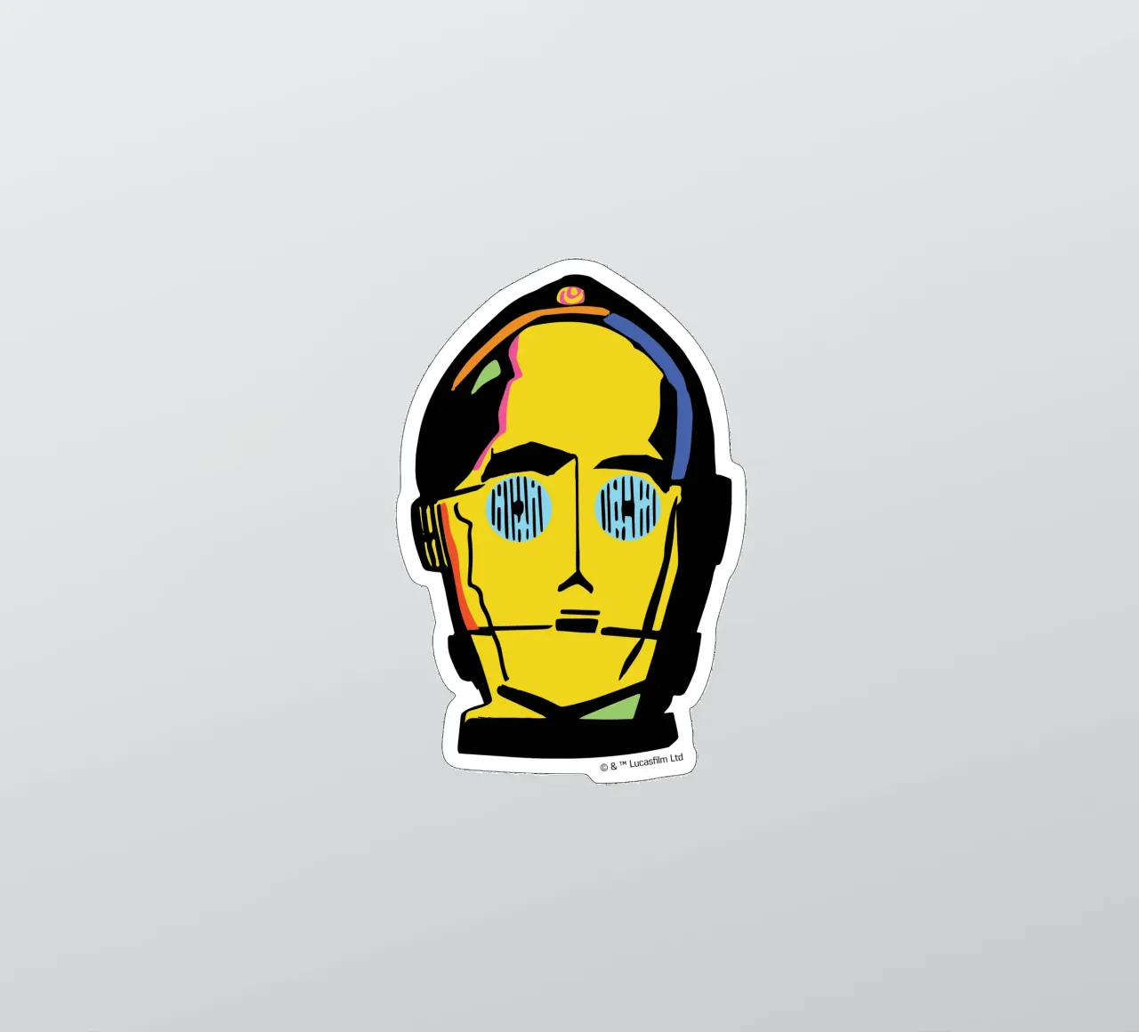 C-3PO adesivo da Star Wars - Sticker Shop
